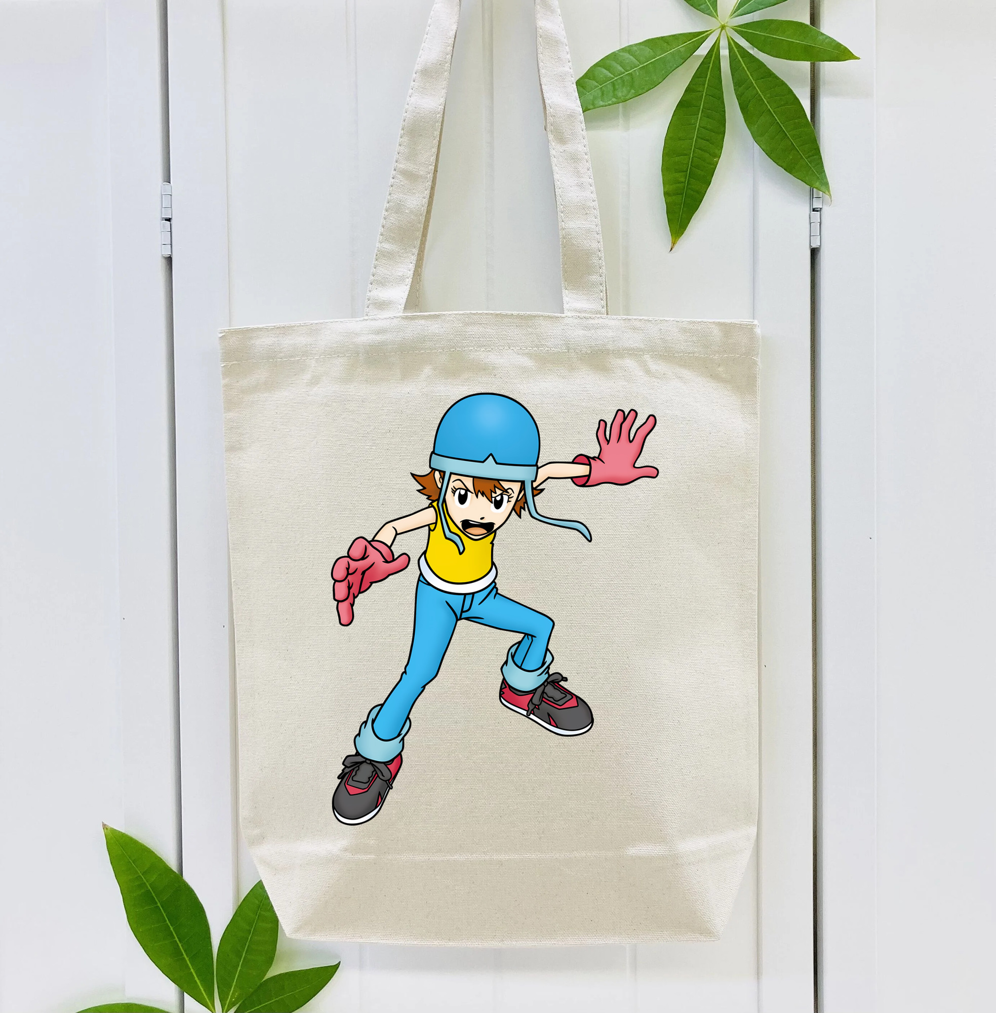 Digimon デジタルモンスター/デジモン 縦型キャンバス生地手提げバッグ　トートバッグ