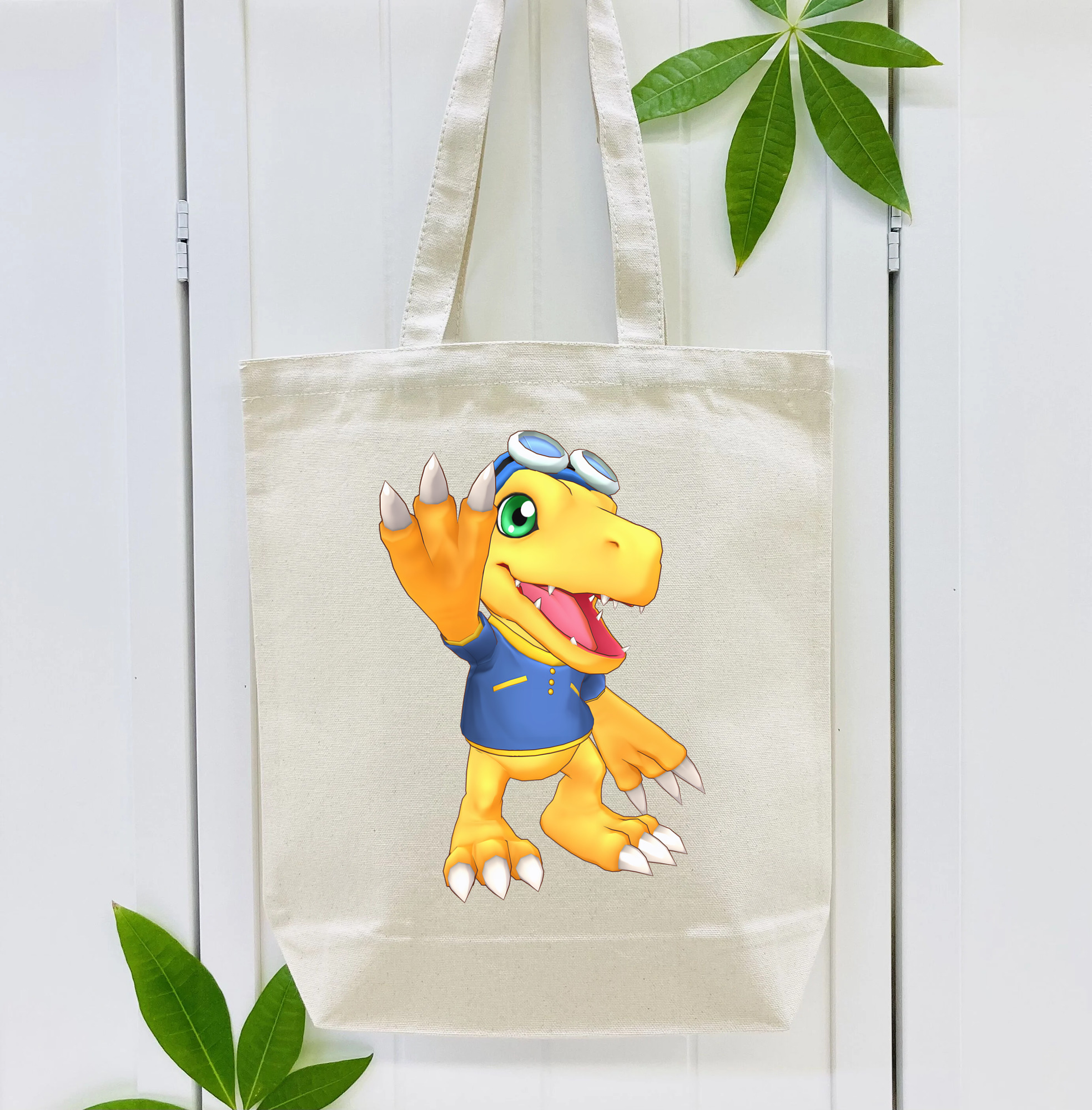 Digimon デジタルモンスター/デジモン 縦型キャンバス生地手提げバッグ　トートバッグ