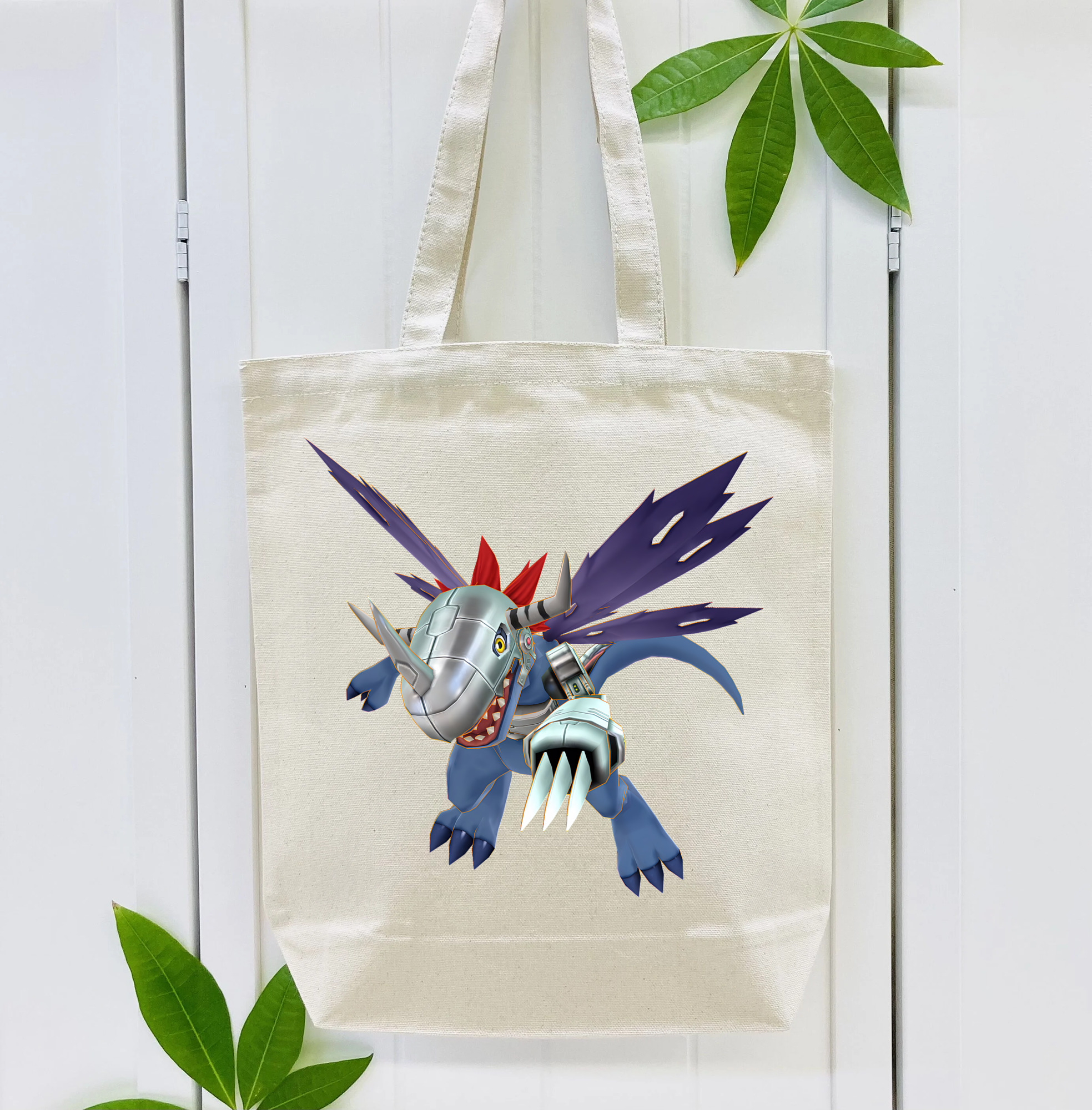 Digimon デジタルモンスター/デジモン 縦型キャンバス生地手提げバッグ　トートバッグ