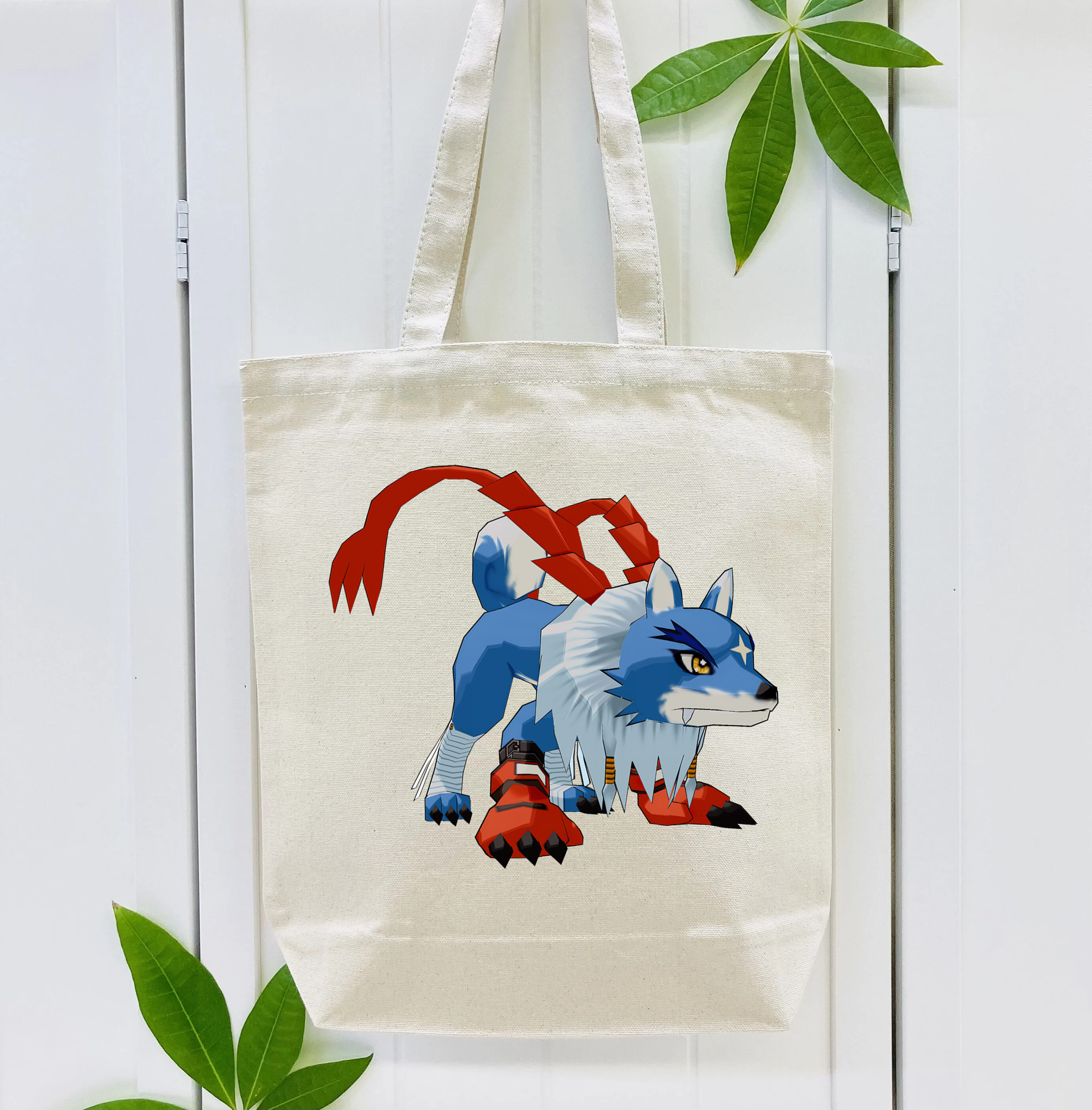 Digimon デジタルモンスター/デジモン 縦型キャンバス生地手提げバッグ　トートバッグ