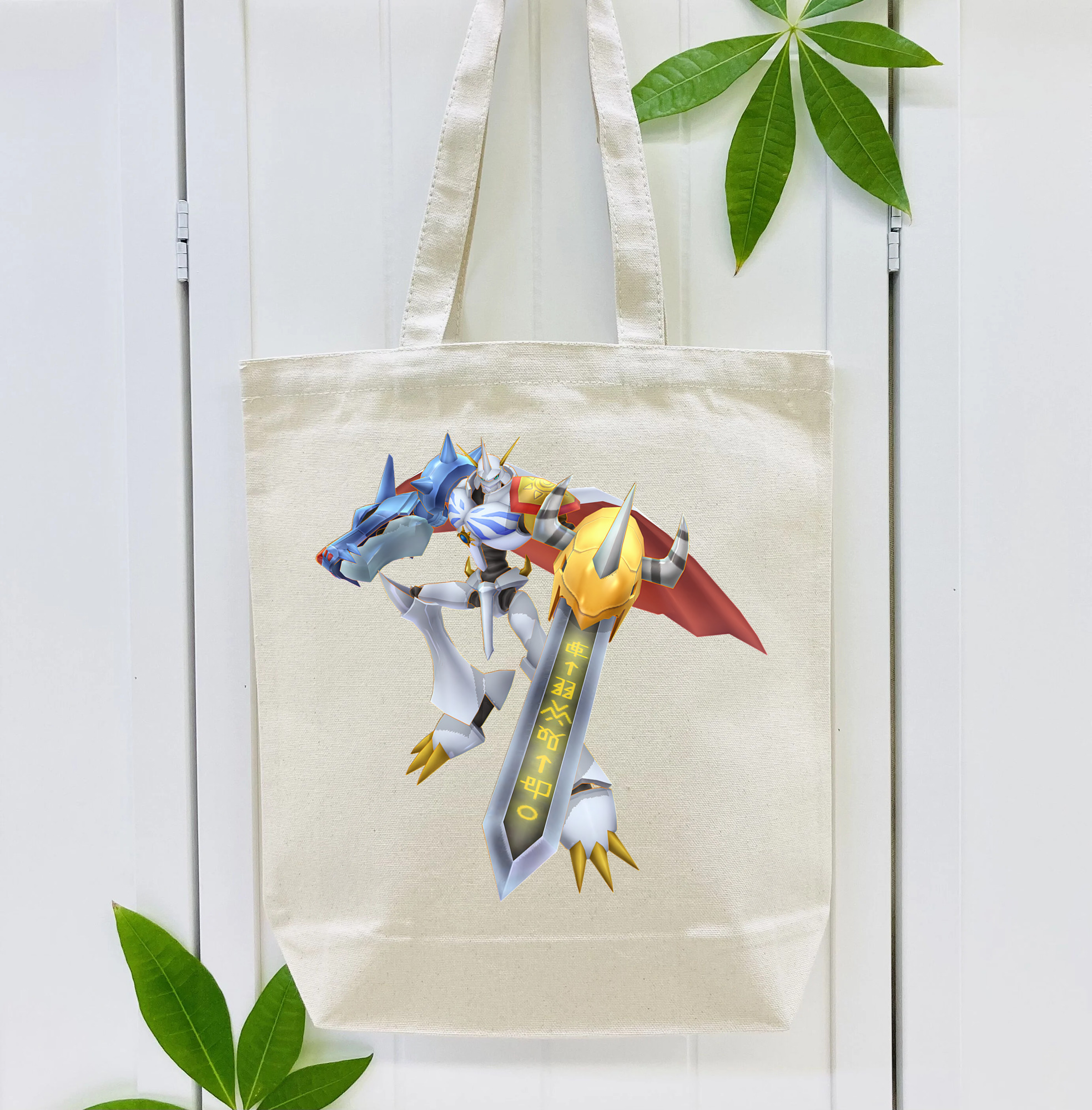 Digimon デジタルモンスター/デジモン 縦型キャンバス生地手提げバッグ　トートバッグ