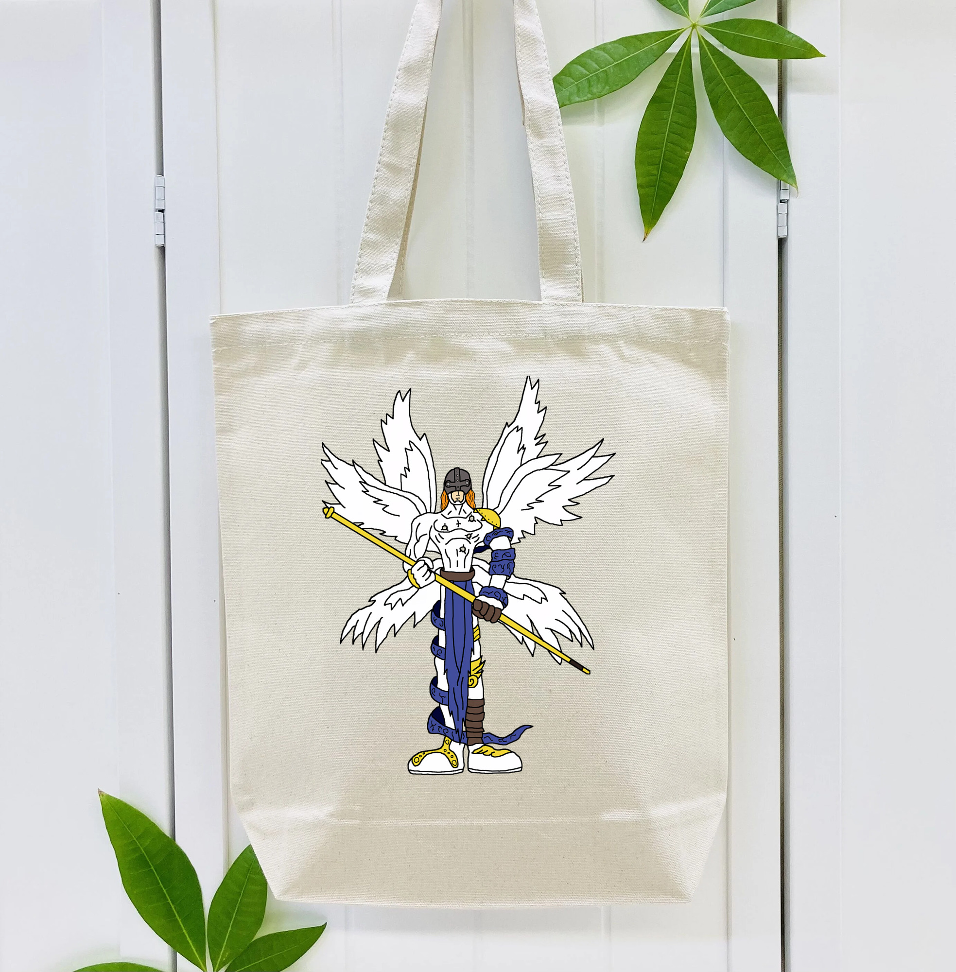 Digimon デジタルモンスター/デジモン 縦型キャンバス生地手提げバッグ　トートバッグ