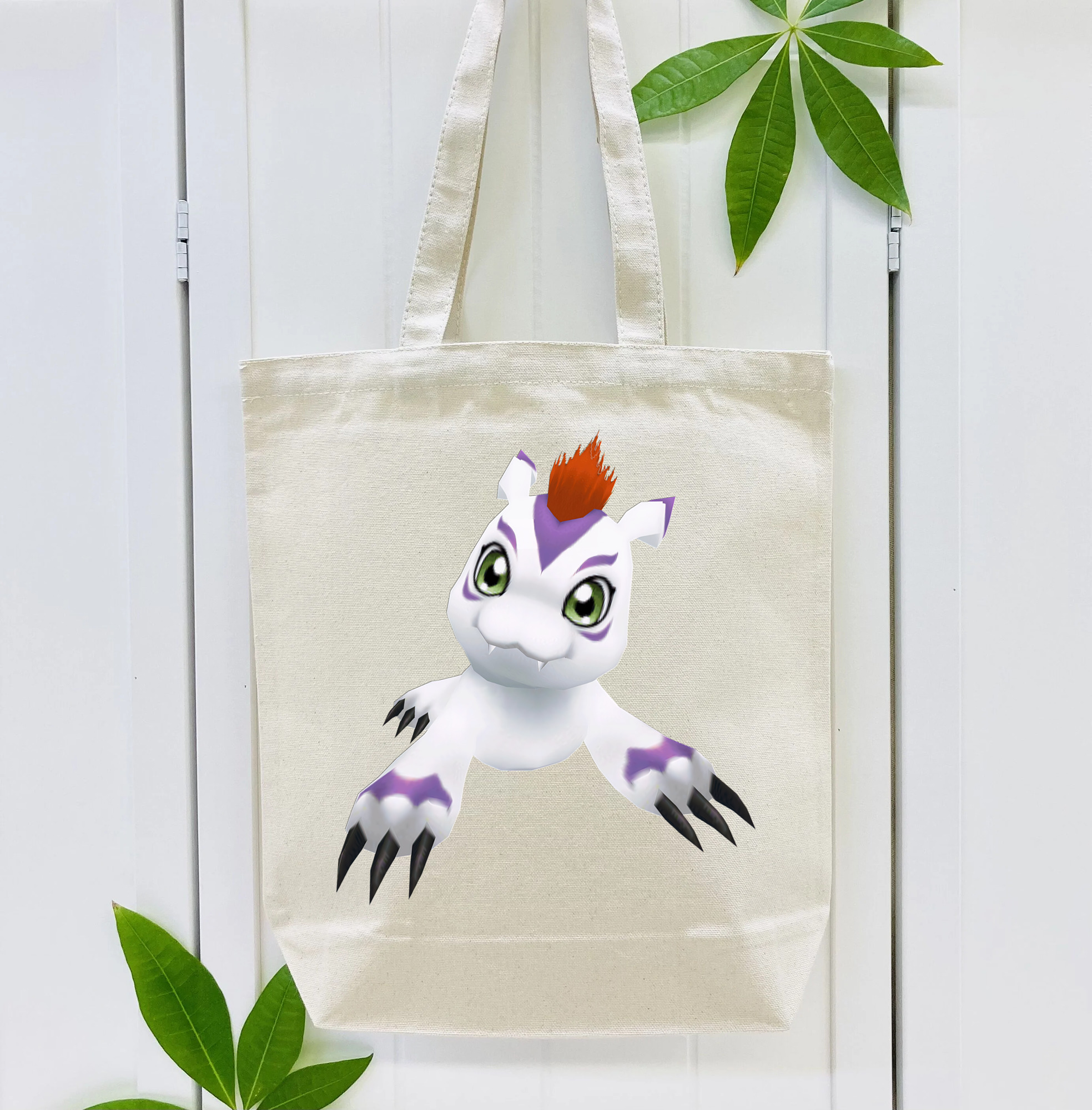 Digimon デジタルモンスター/デジモン 縦型キャンバス生地手提げバッグ　トートバッグ