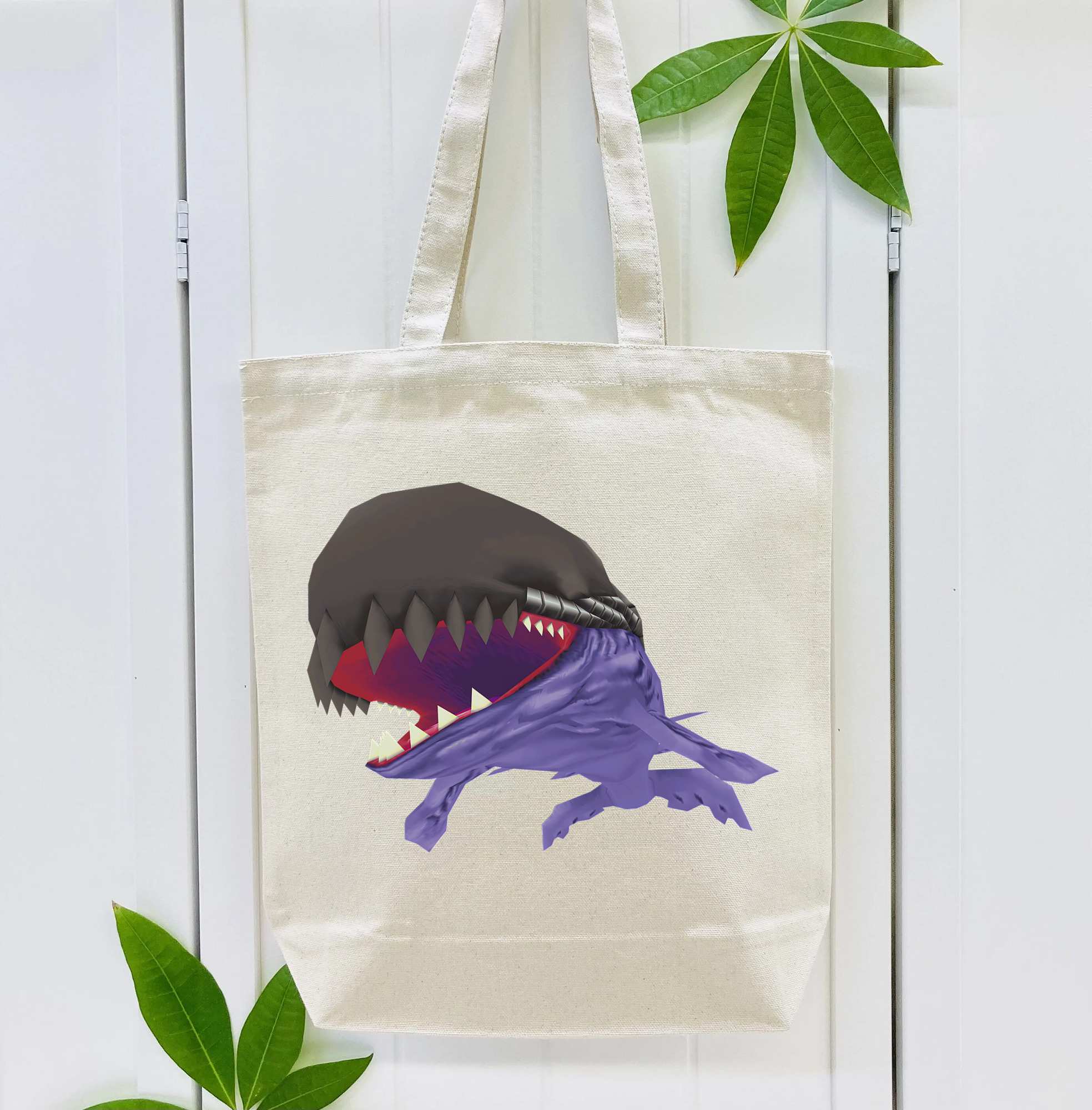 Digimon デジタルモンスター/デジモン 縦型キャンバス生地手提げバッグ　トートバッグ