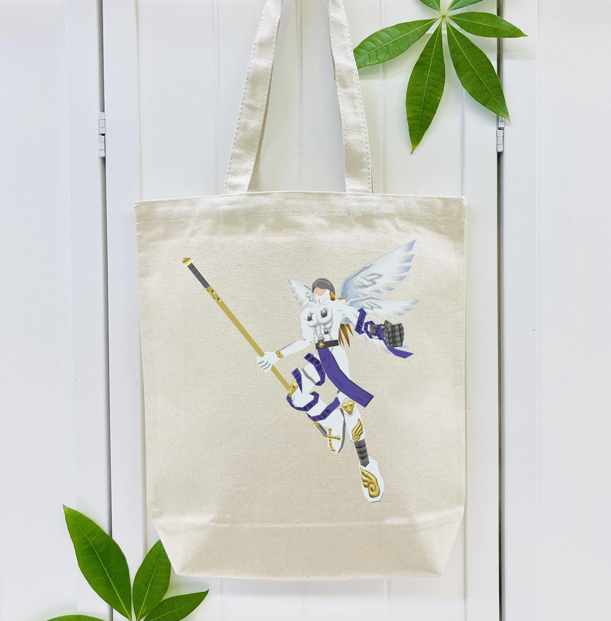 Digimon デジタルモンスター/デジモン 縦型キャンバス生地手提げバッグ　トートバッグ