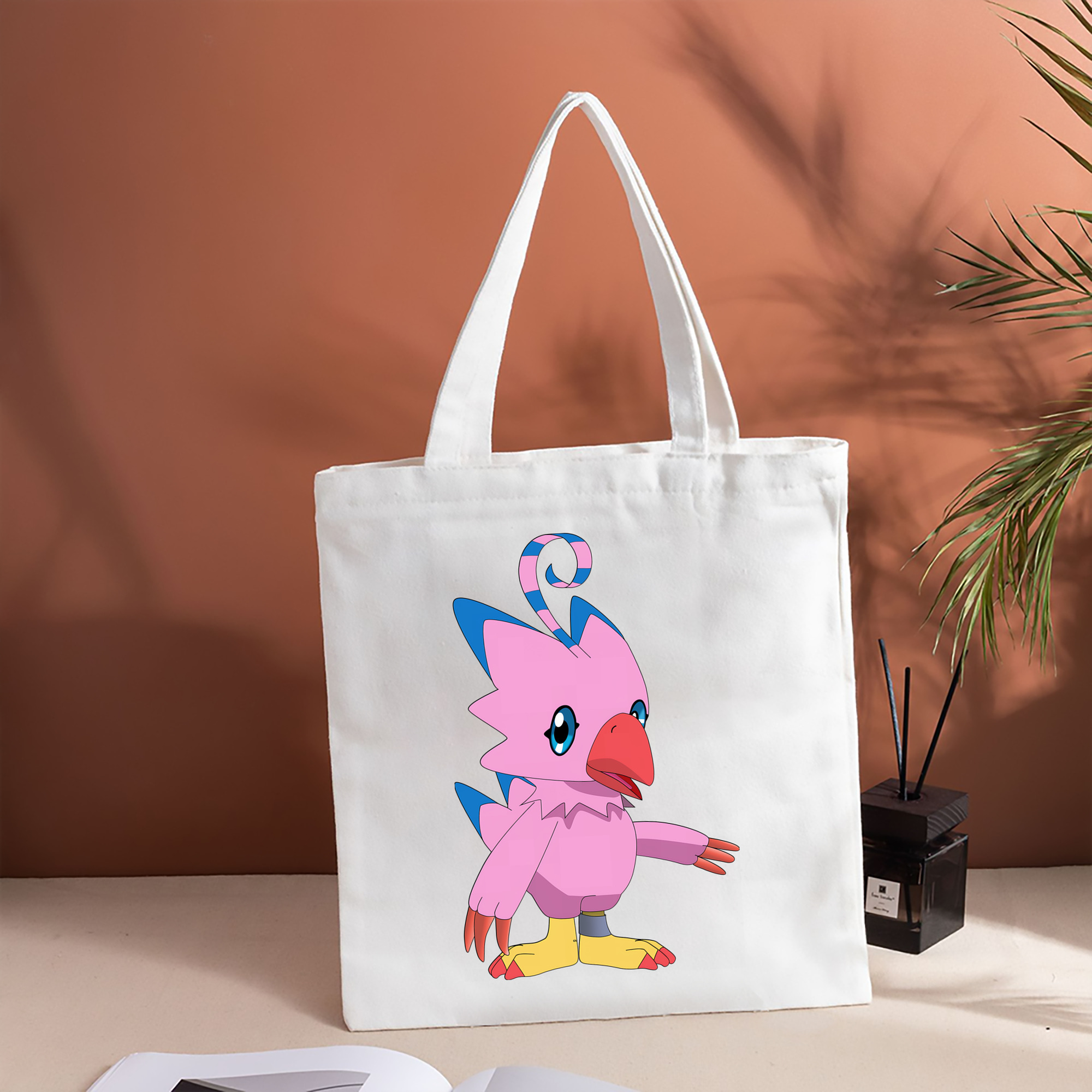 Digimon デジタルモンスター/デジモン 縦型キャンバス生地手提げバッグ　トートバッグ