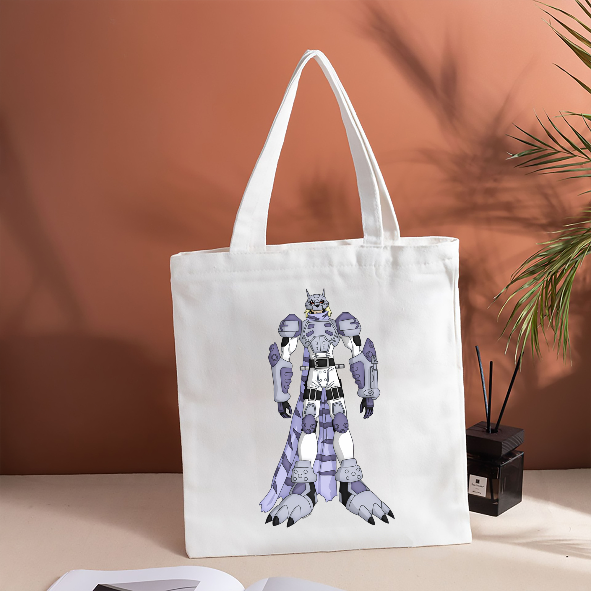 Digimon デジタルモンスター/デジモン 縦型キャンバス生地手提げバッグ　トートバッグ