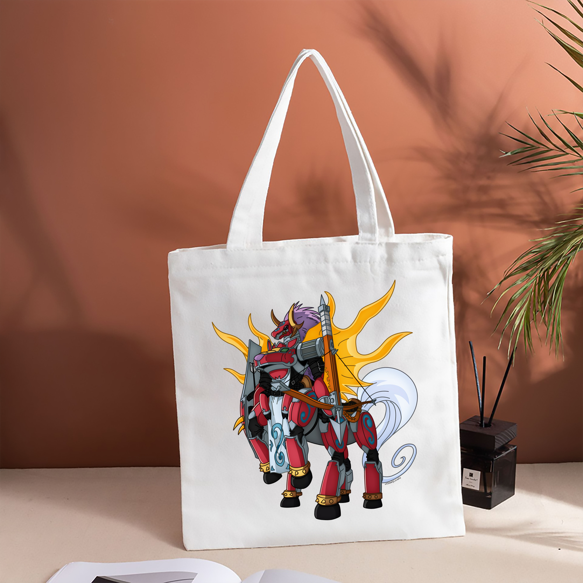 Digimon デジタルモンスター/デジモン 縦型キャンバス生地手提げバッグ　トートバッグ