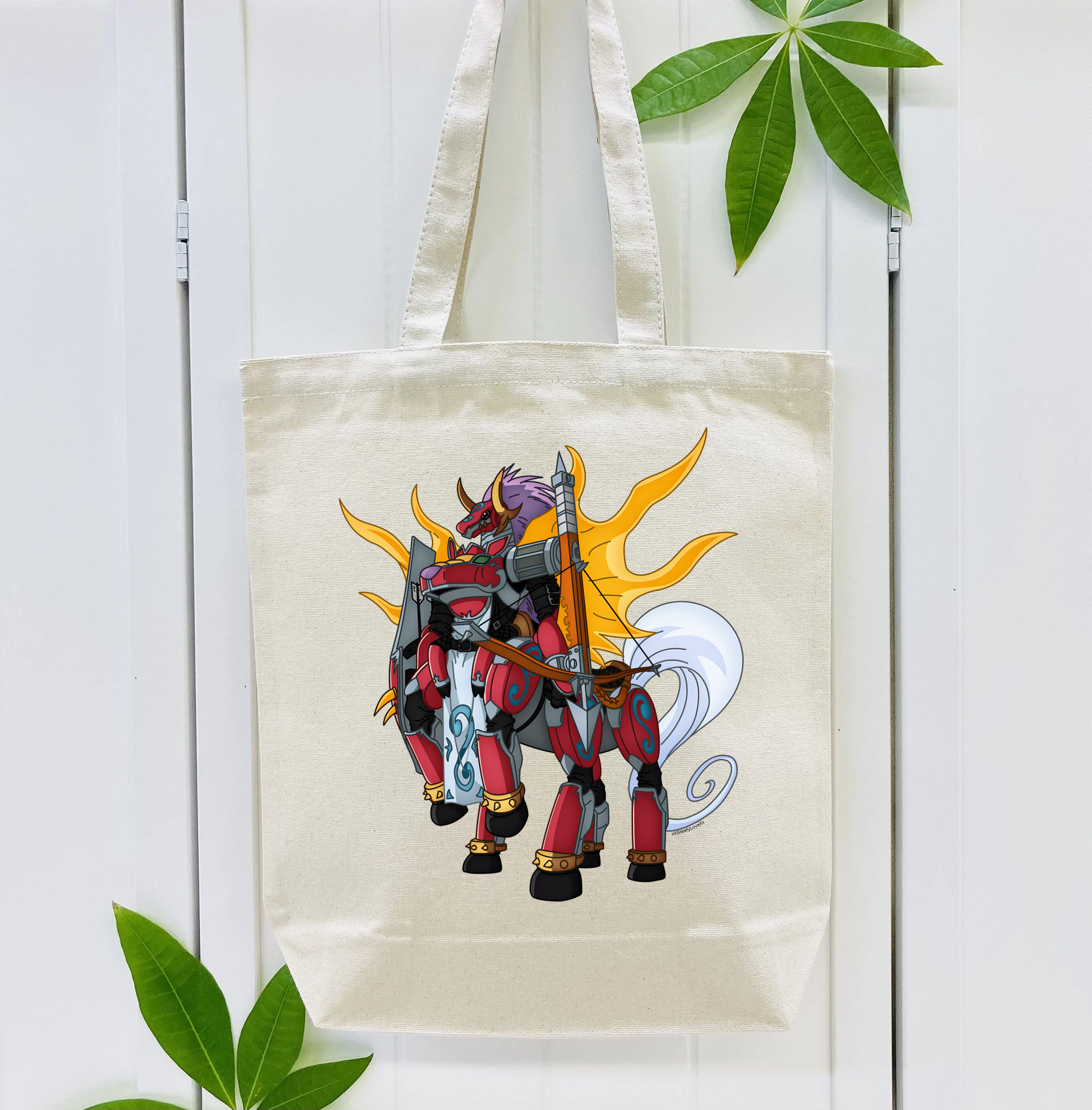 Digimon デジタルモンスター/デジモン 縦型キャンバス生地手提げバッグ　トートバッグ