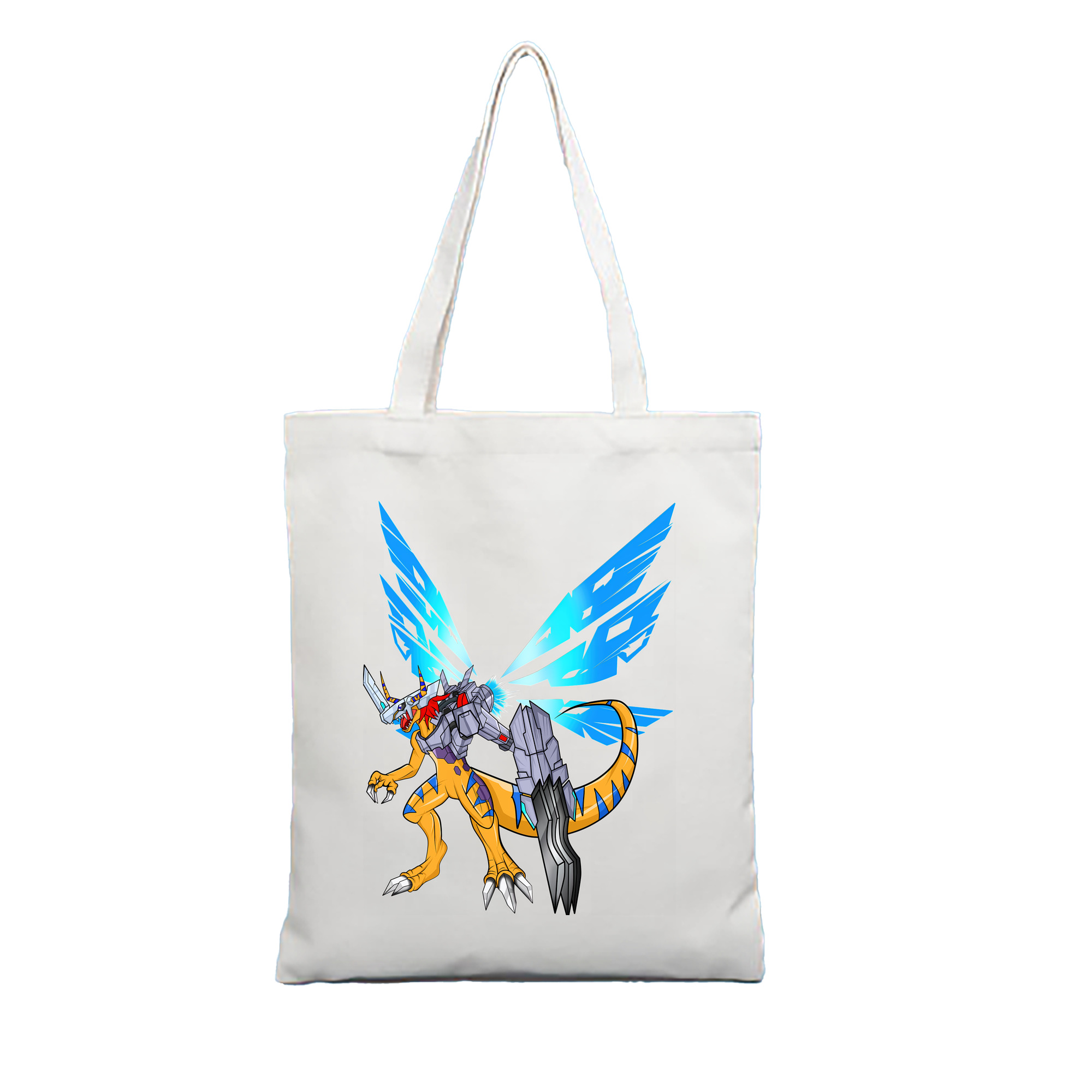 （画像用） Digimon デジタルモンスター/デジモン 縦型キャンバス生地手提げバッグ　トートバッグ