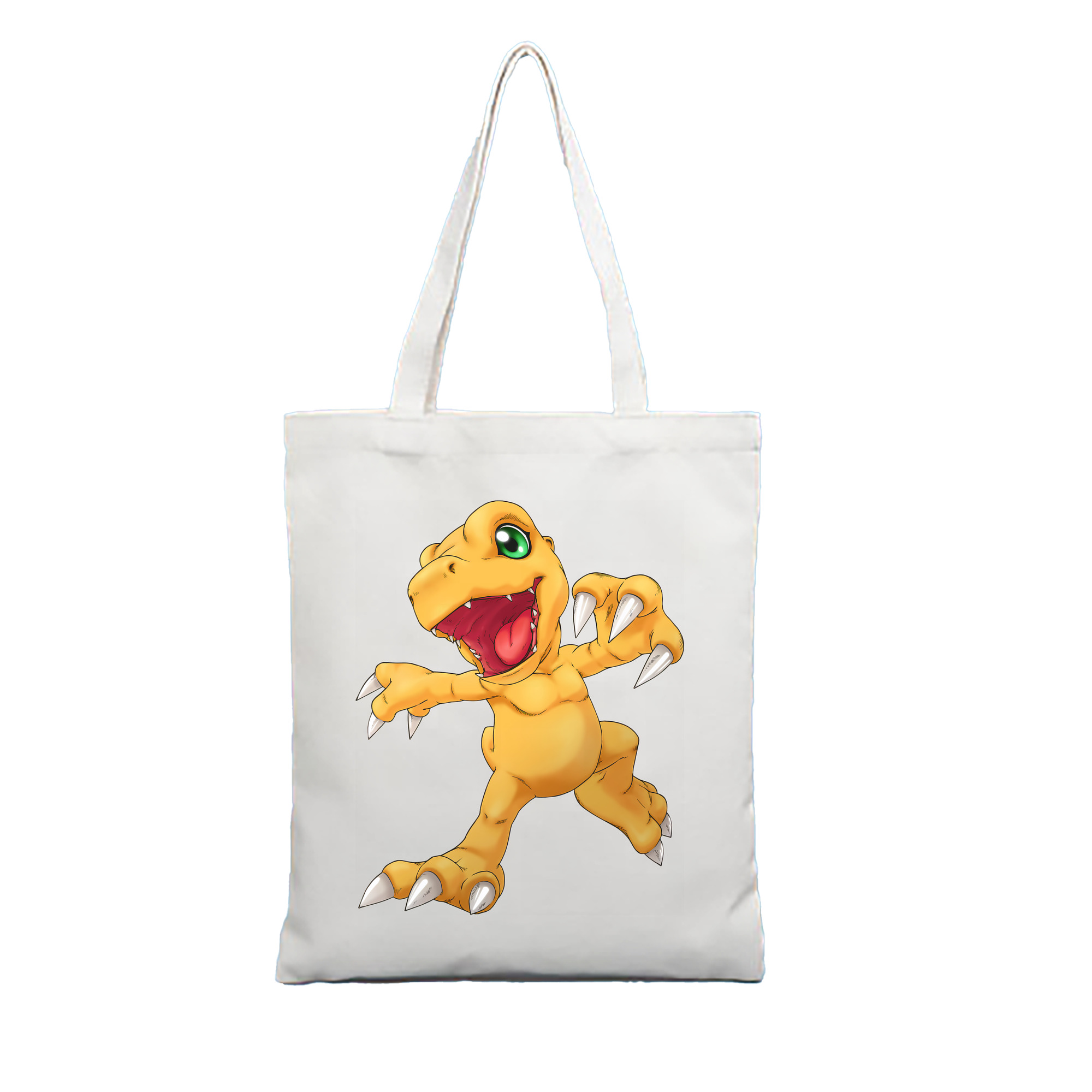 （画像用） Digimon デジタルモンスター/デジモン 縦型キャンバス生地手提げバッグ　トートバッグ
