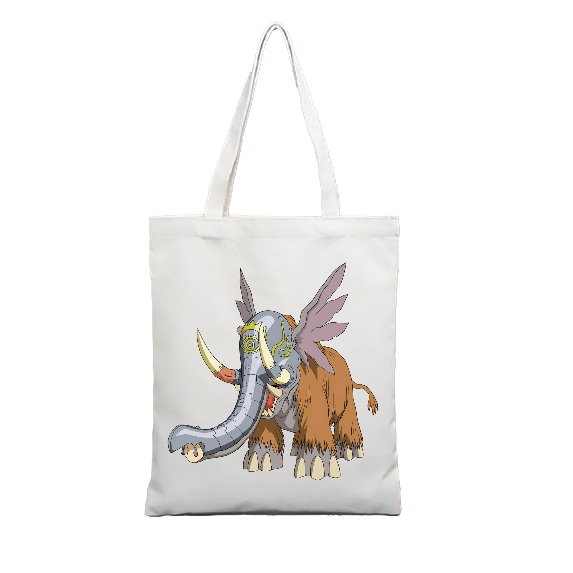 （画像用） Digimon デジタルモンスター/デジモン 縦型キャンバス生地手提げバッグ　トートバッグ