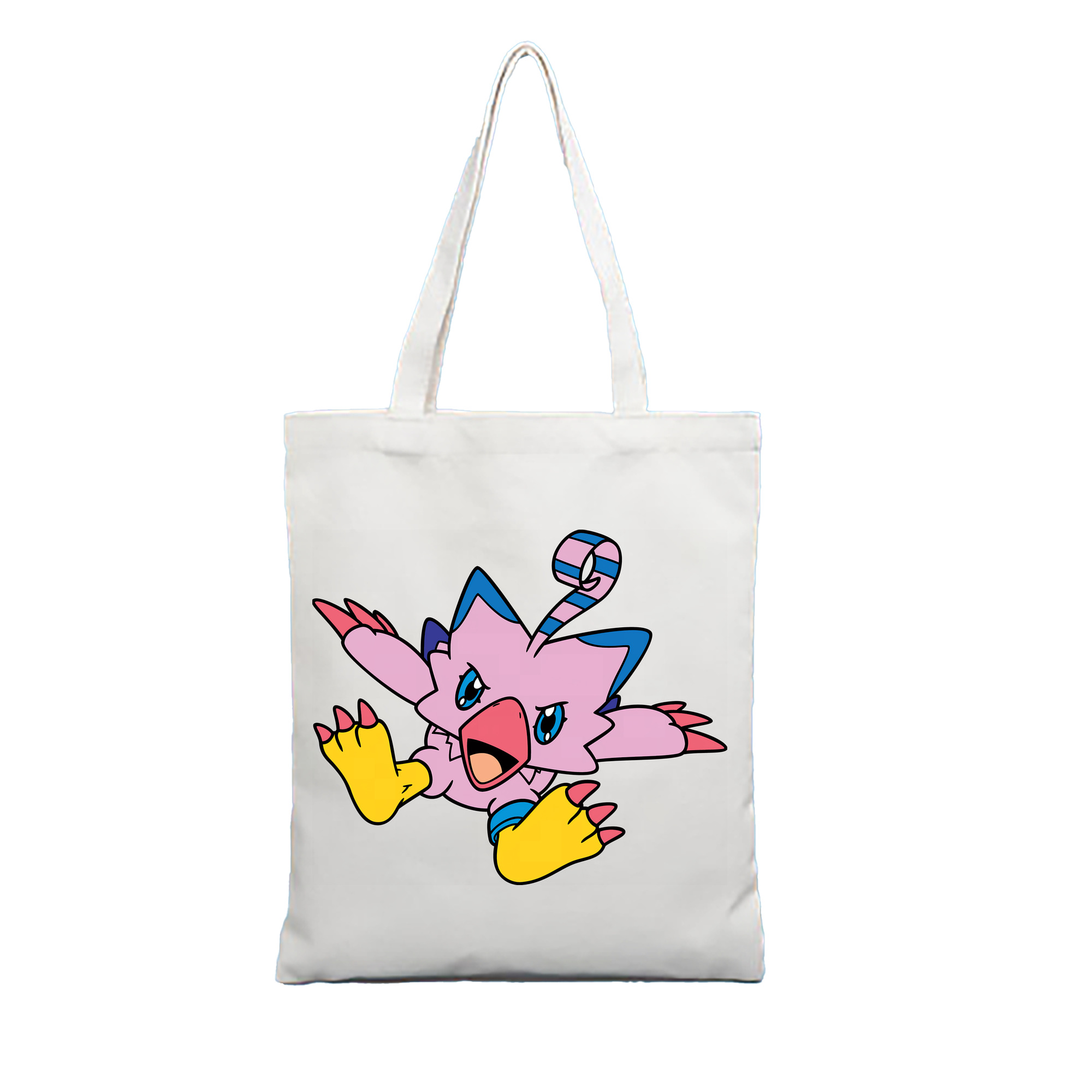 （画像用） Digimon デジタルモンスター/デジモン 縦型キャンバス生地手提げバッグ　トートバッグ