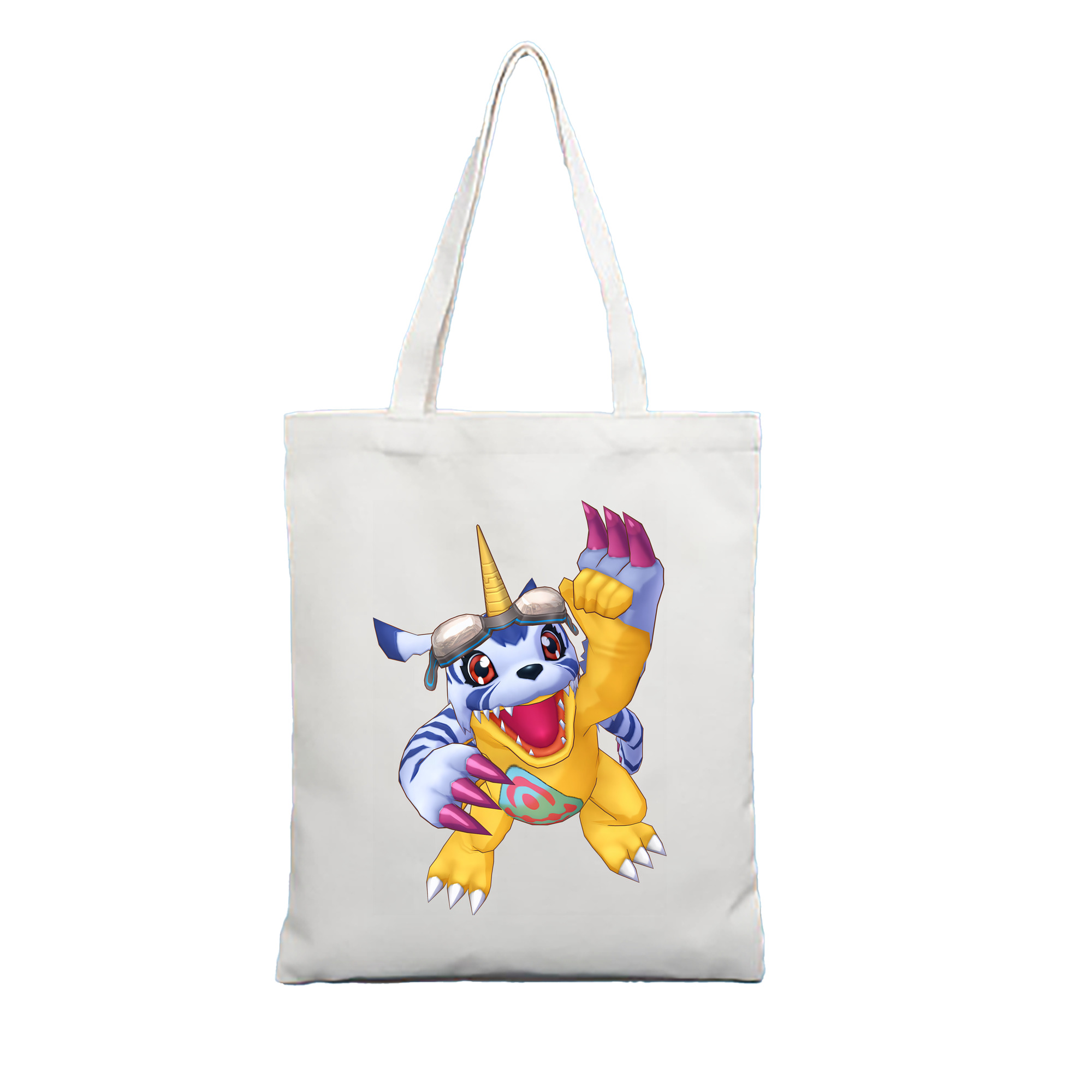 （画像用） Digimon デジタルモンスター/デジモン 縦型キャンバス生地手提げバッグ　トートバッグ