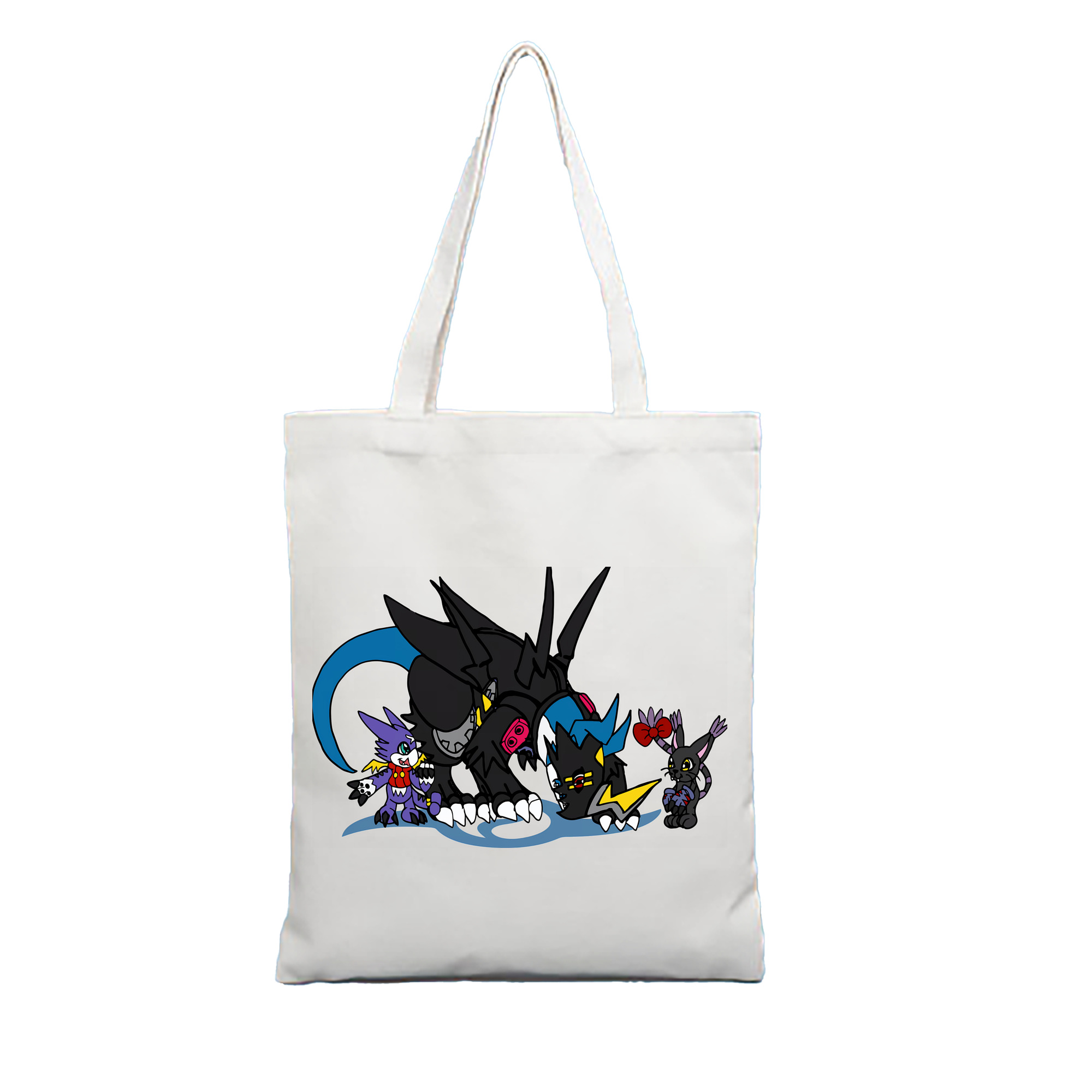 （画像用） Digimon デジタルモンスター/デジモン 縦型キャンバス生地手提げバッグ　トートバッグ