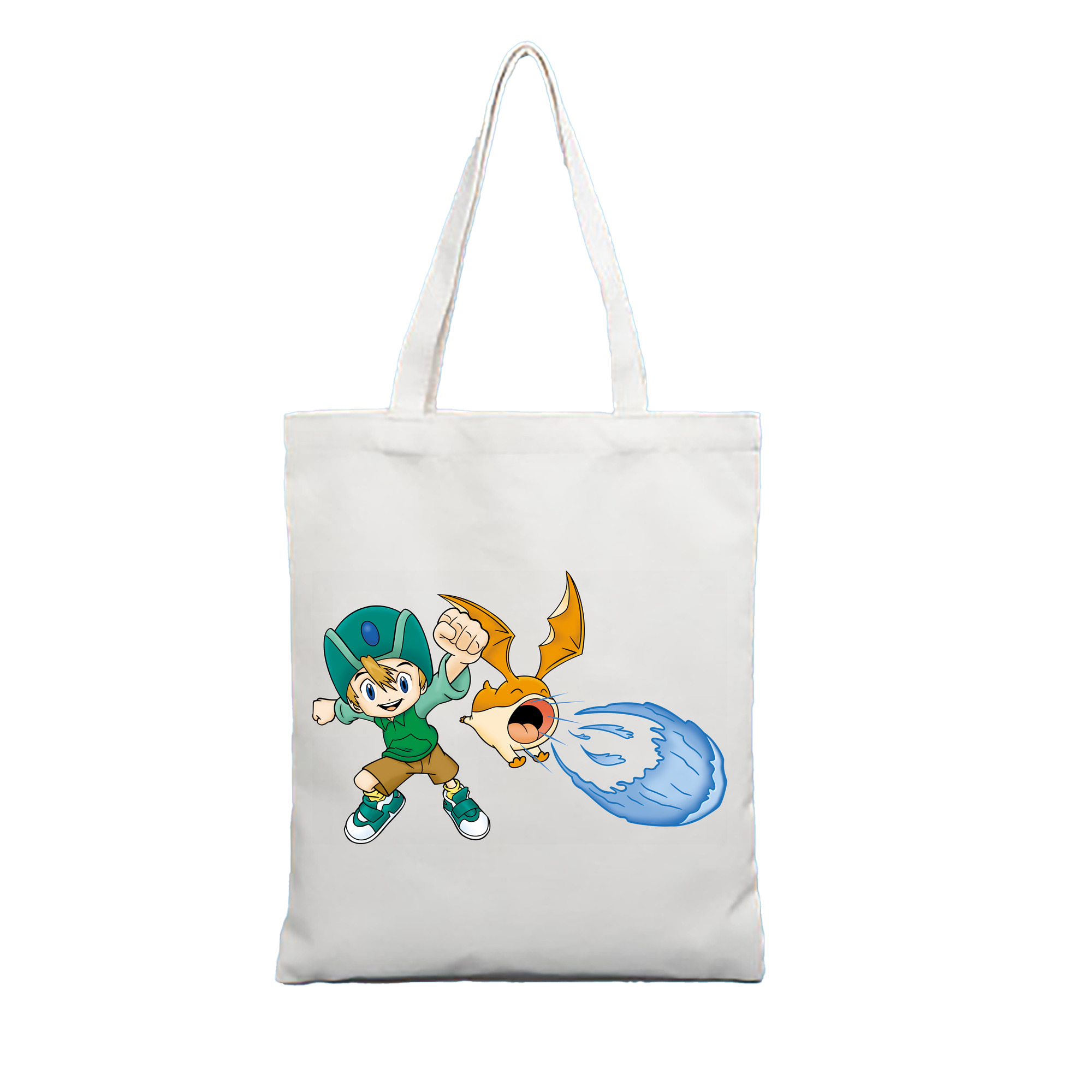 （画像用） Digimon デジタルモンスター/デジモン 縦型キャンバス生地手提げバッグ　トートバッグ