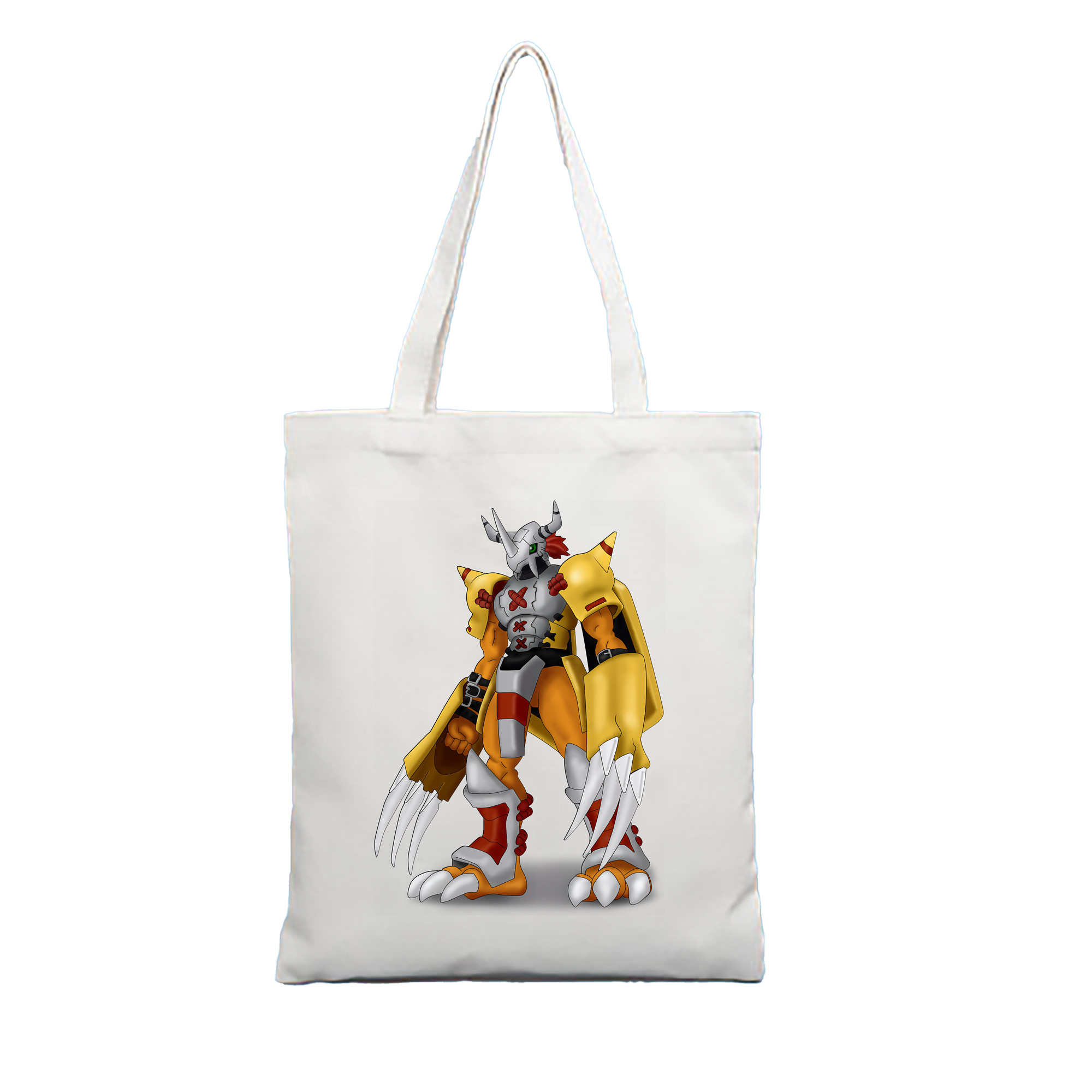 （画像用） Digimon デジタルモンスター/デジモン 縦型キャンバス生地手提げバッグ　トートバッグ