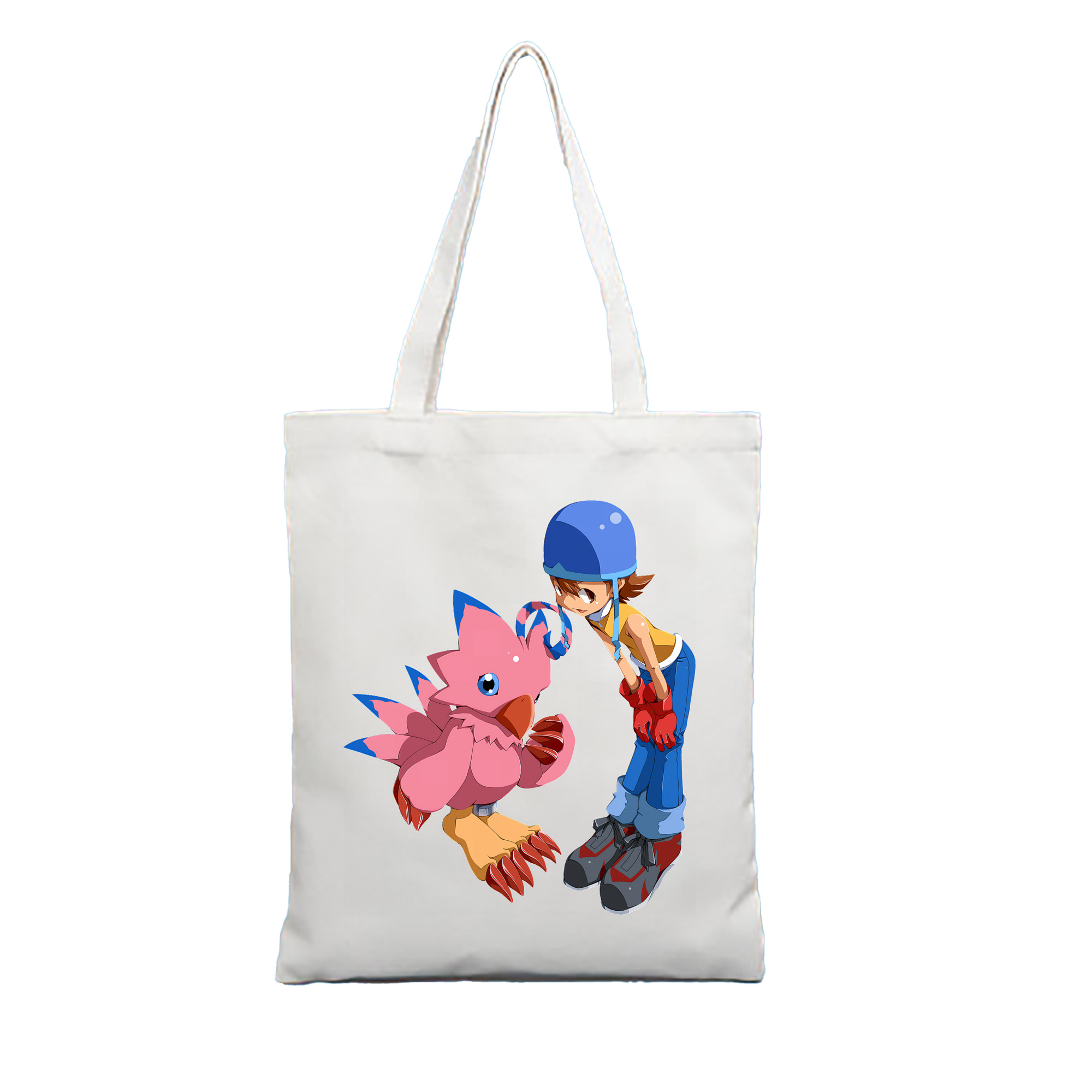 （画像用） Digimon デジタルモンスター/デジモン 縦型キャンバス生地手提げバッグ　トートバッグ