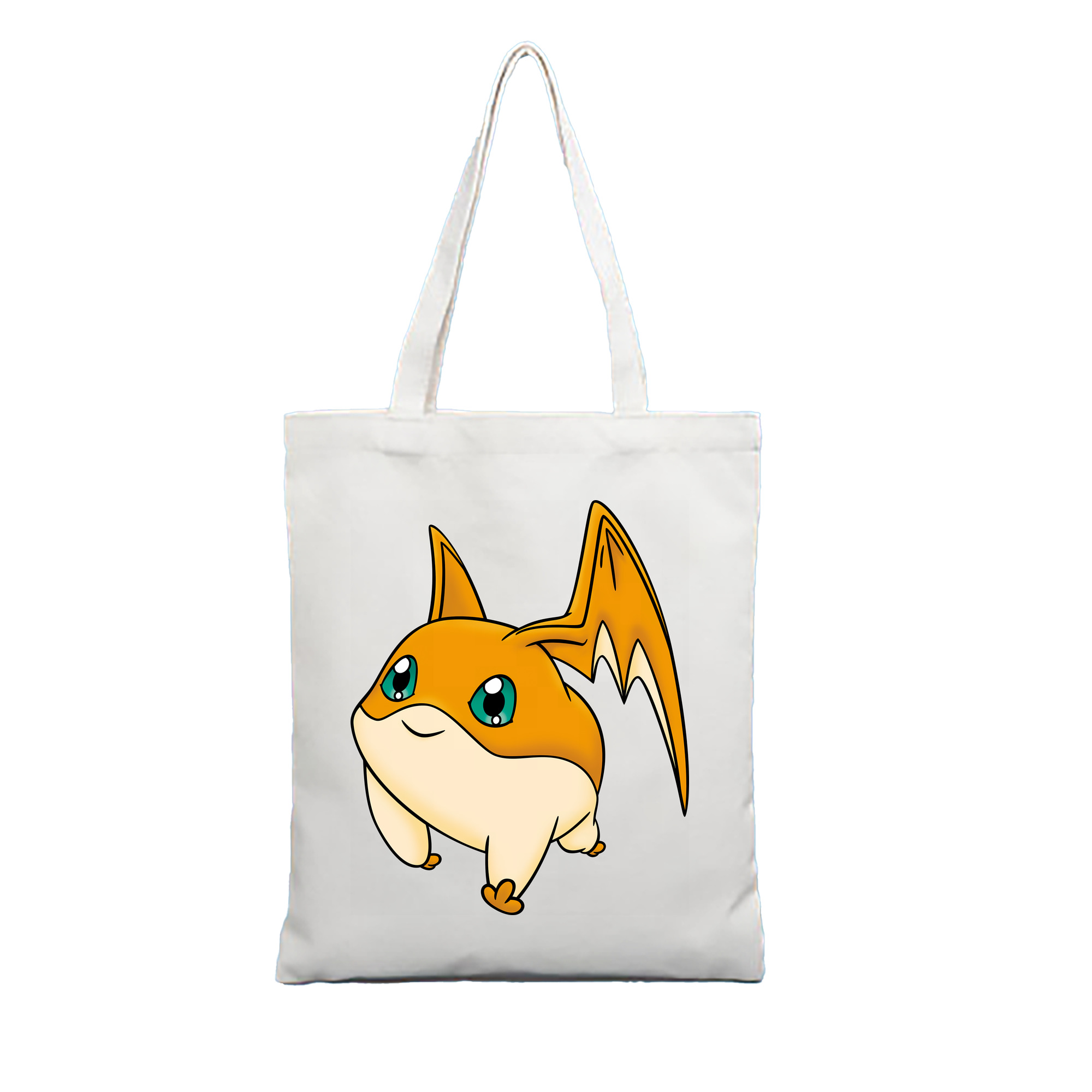 （画像用） Digimon デジタルモンスター/デジモン 縦型キャンバス生地手提げバッグ　トートバッグ