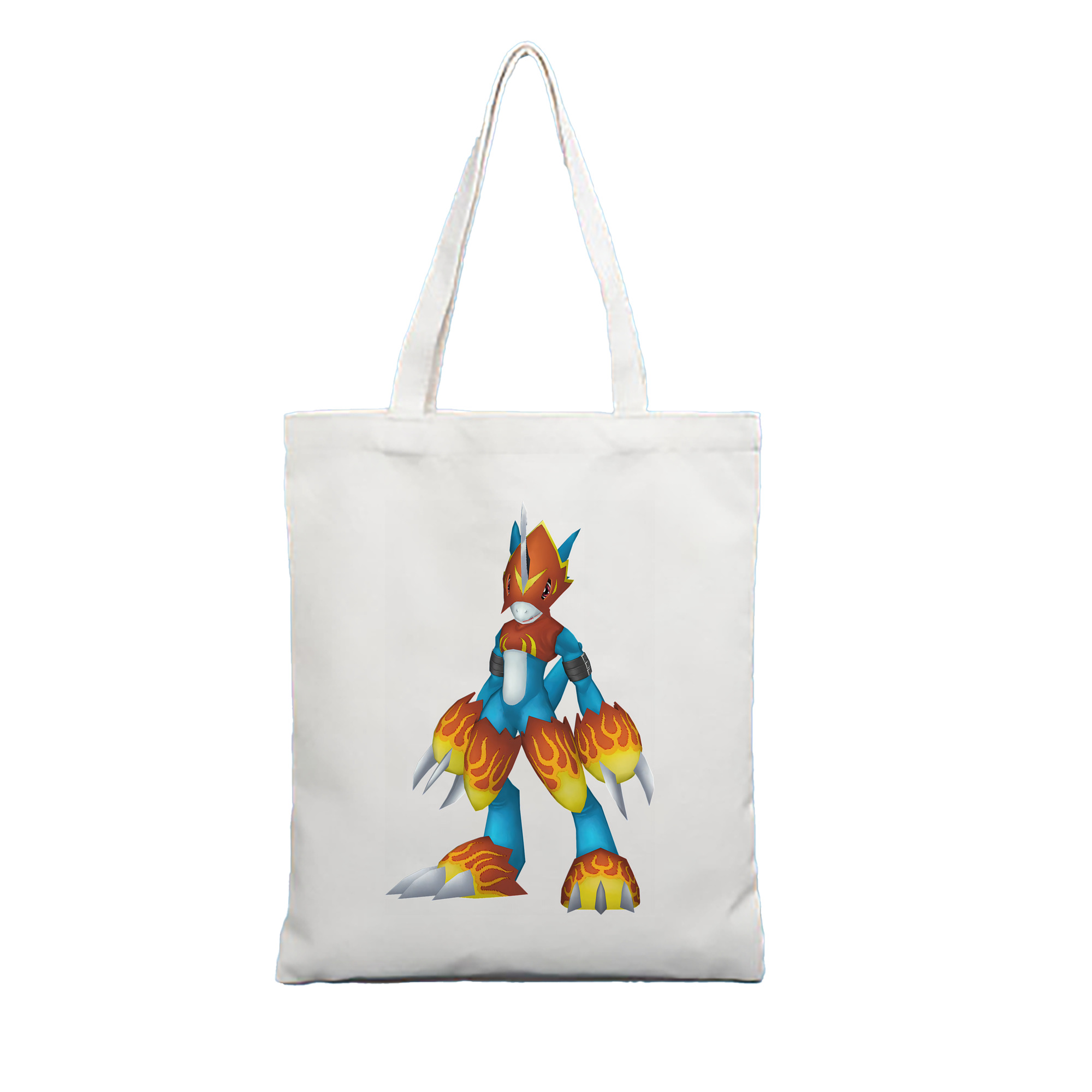 （画像用） Digimon デジタルモンスター/デジモン 縦型キャンバス生地手提げバッグ　トートバッグ