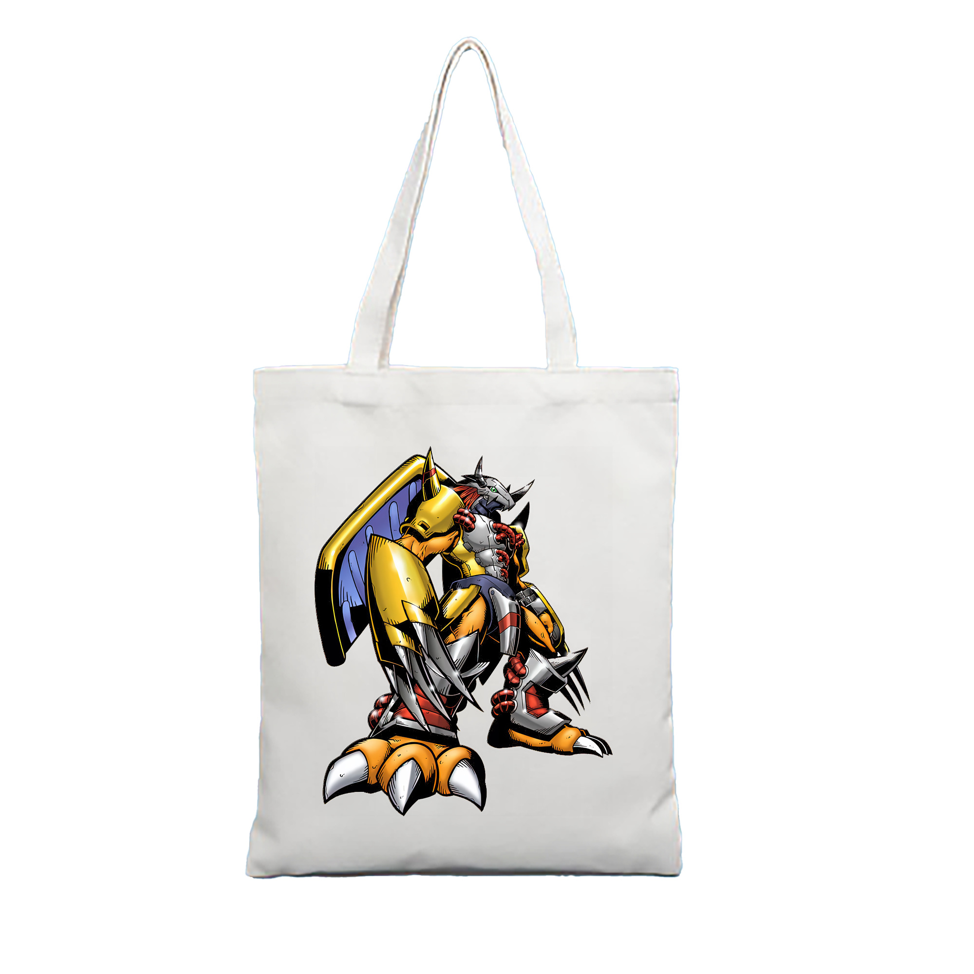 （画像用） Digimon デジタルモンスター/デジモン 縦型キャンバス生地手提げバッグ　トートバッグ