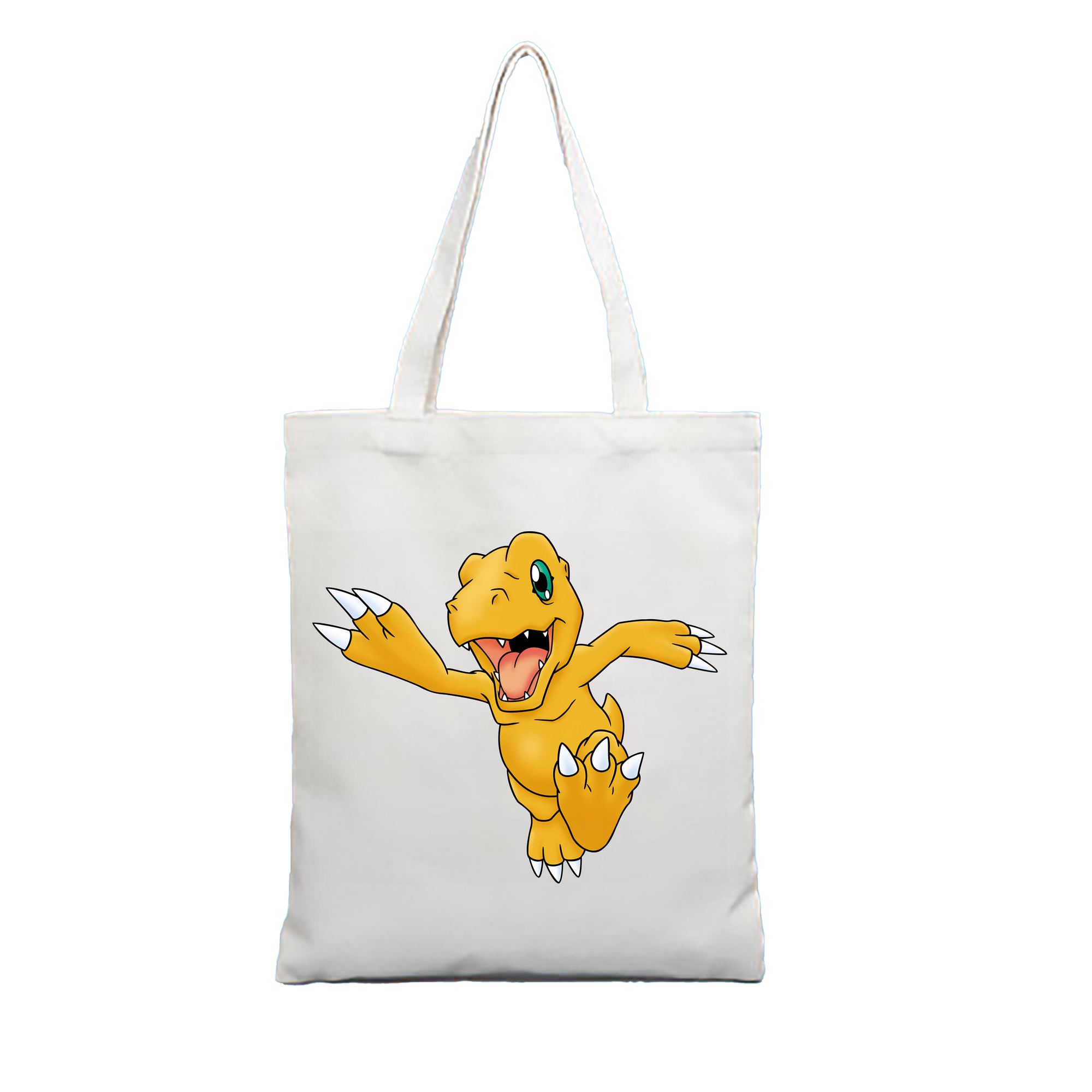 （画像用） Digimon デジタルモンスター/デジモン 縦型キャンバス生地手提げバッグ　トートバッグ