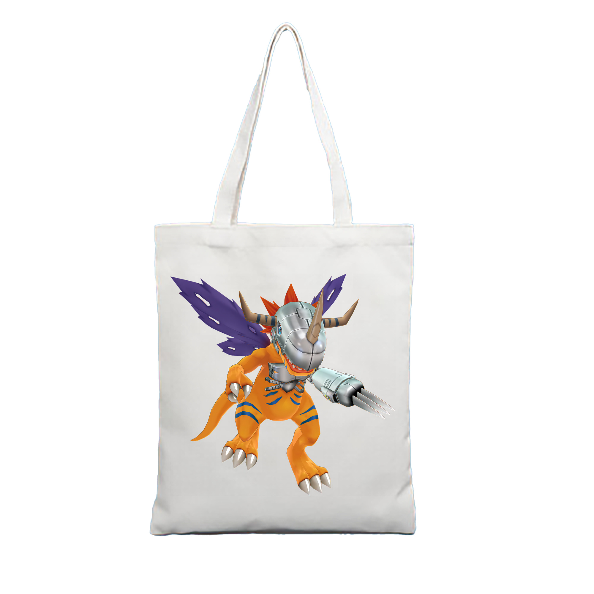 （画像用） Digimon デジタルモンスター/デジモン 縦型キャンバス生地手提げバッグ　トートバッグ