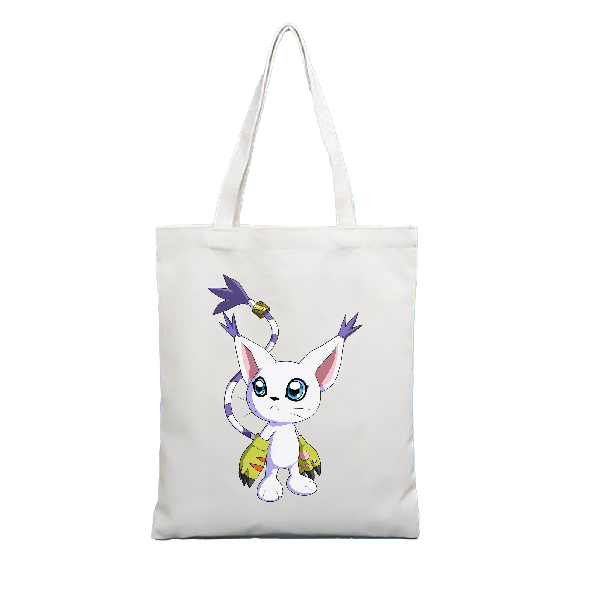 （画像用） Digimon デジタルモンスター/デジモン 縦型キャンバス生地手提げバッグ　トートバッグ