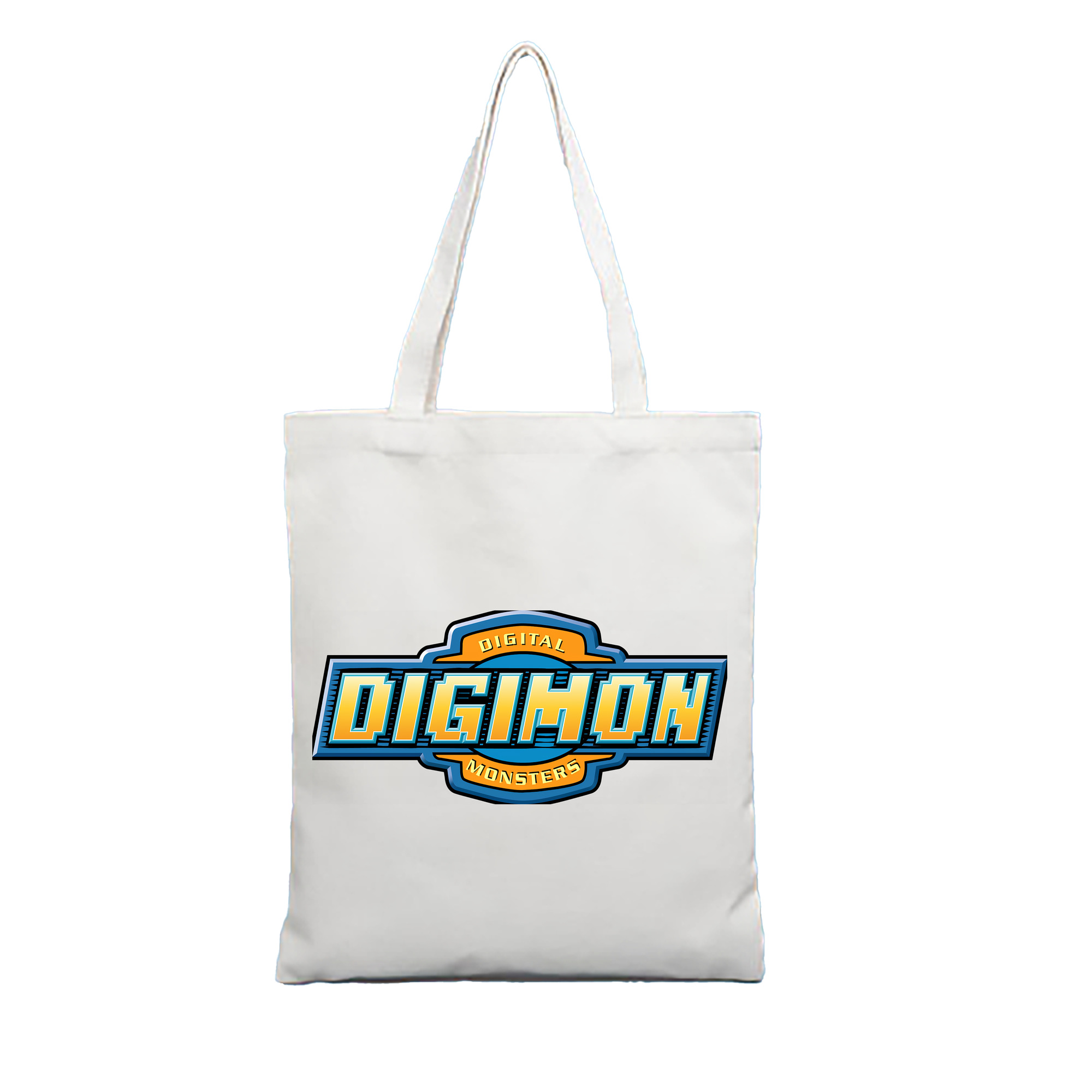 （画像用） Digimon デジタルモンスター/デジモン 縦型キャンバス生地手提げバッグ　トートバッグ