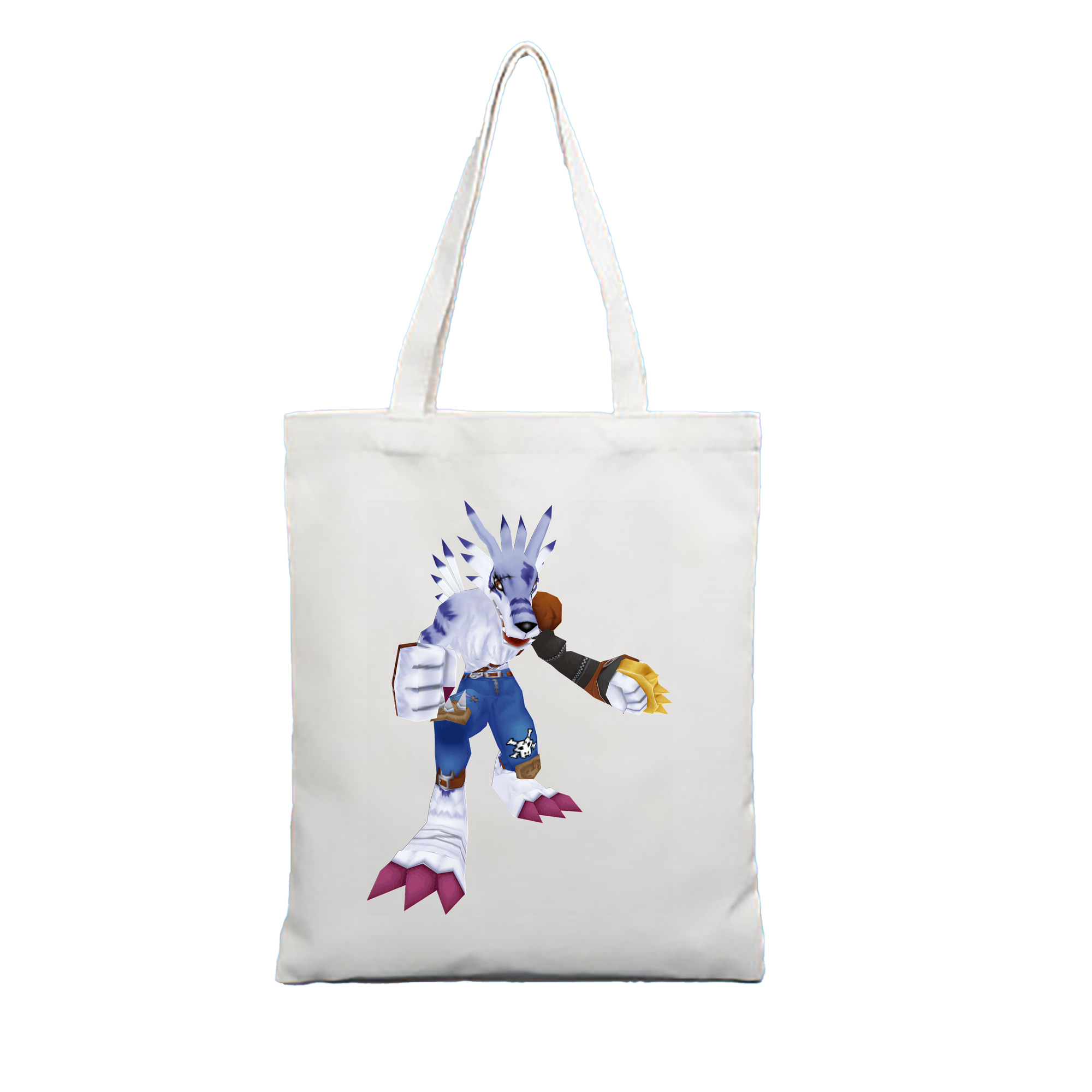 （画像用） Digimon デジタルモンスター/デジモン 縦型キャンバス生地手提げバッグ　トートバッグ