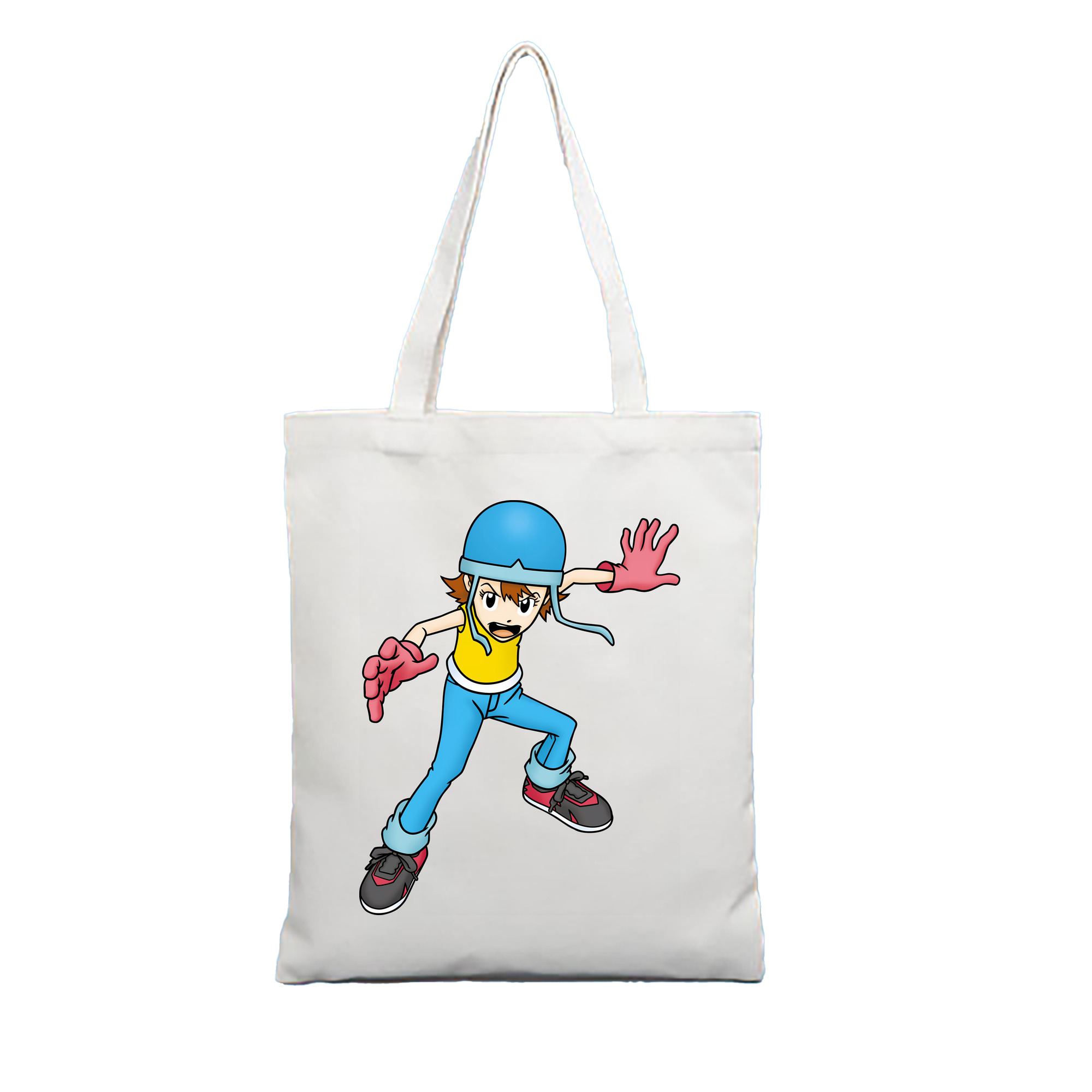 （画像用） Digimon デジタルモンスター/デジモン 縦型キャンバス生地手提げバッグ　トートバッグ