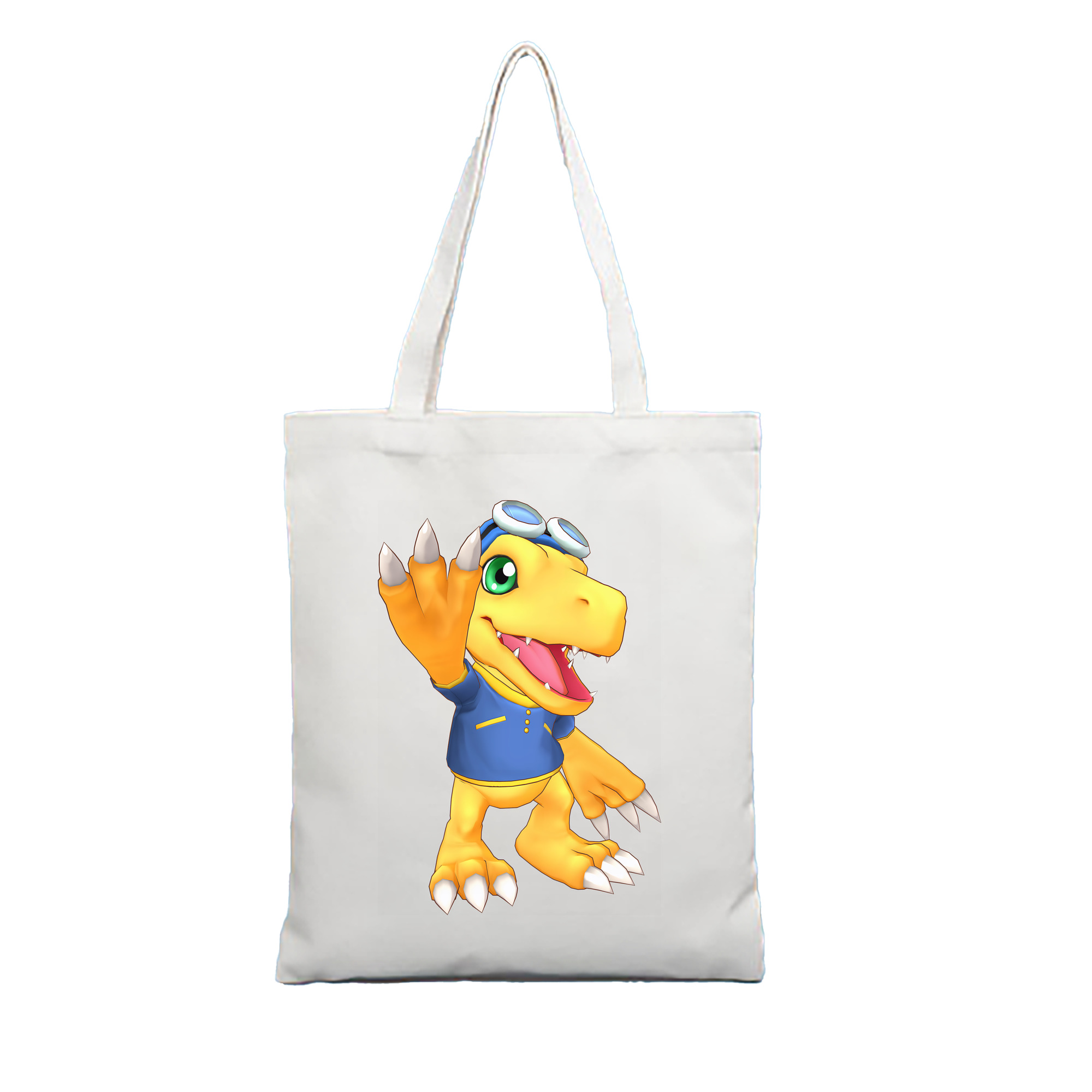 （画像用） Digimon デジタルモンスター/デジモン 縦型キャンバス生地手提げバッグ　トートバッグ