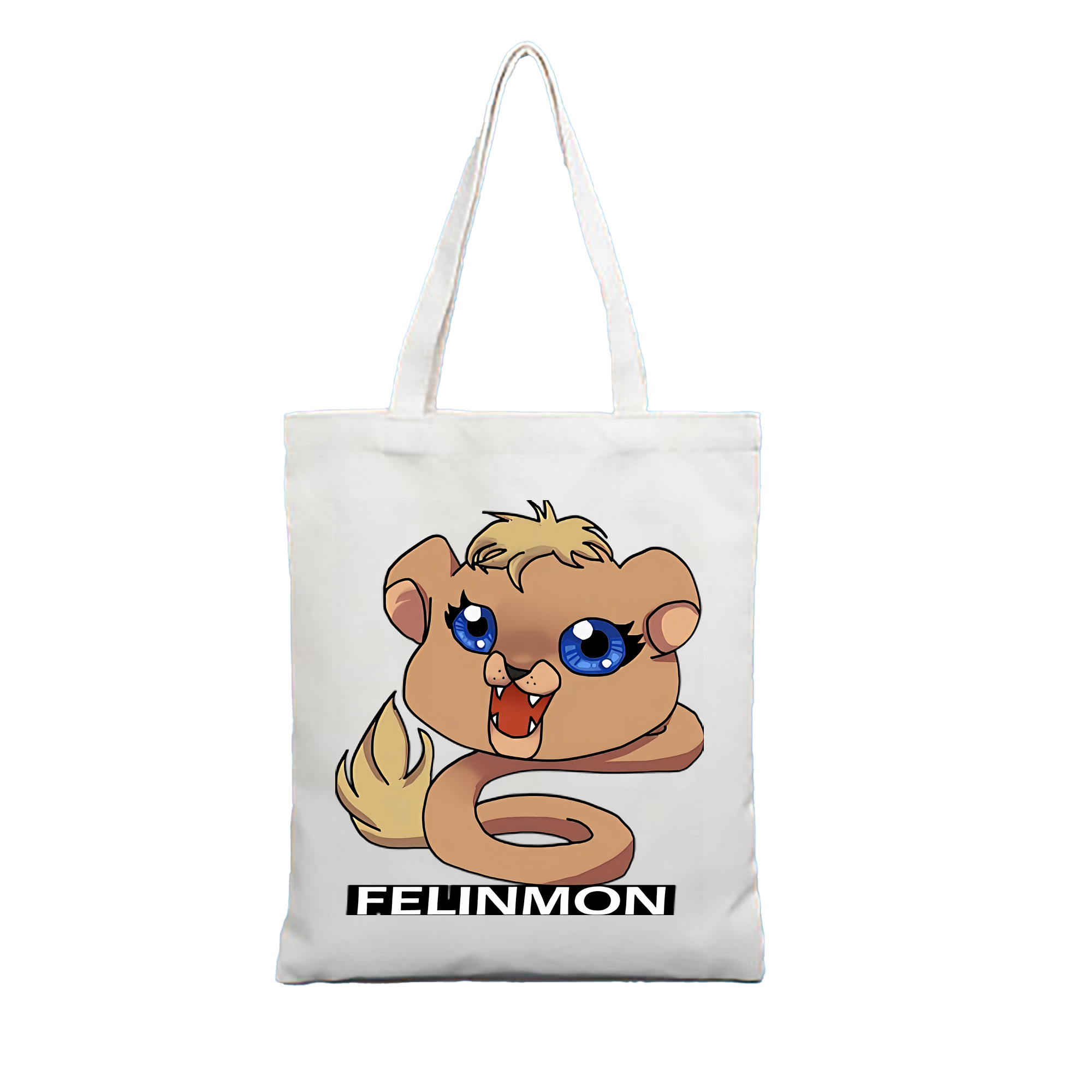 （画像用） Digimon デジタルモンスター/デジモン 縦型キャンバス生地手提げバッグ　トートバッグ