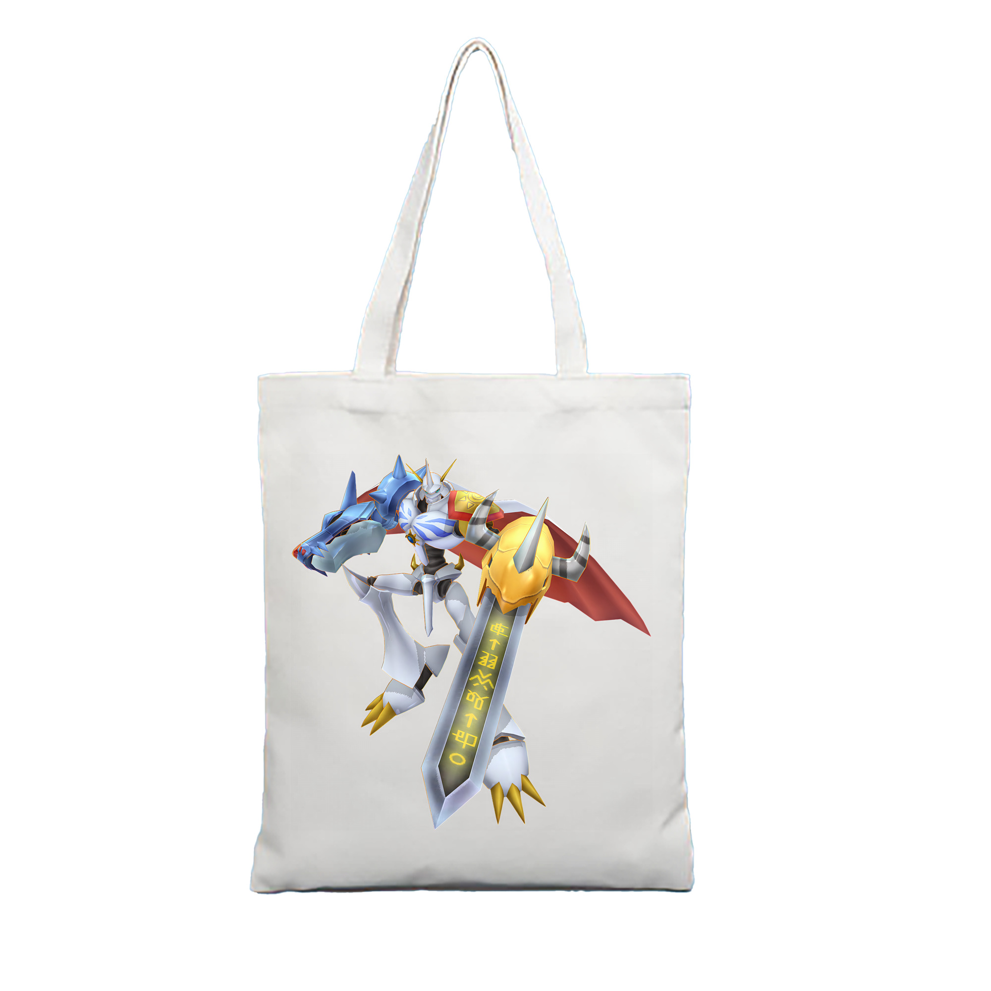 （画像用） Digimon デジタルモンスター/デジモン 縦型キャンバス生地手提げバッグ　トートバッグ