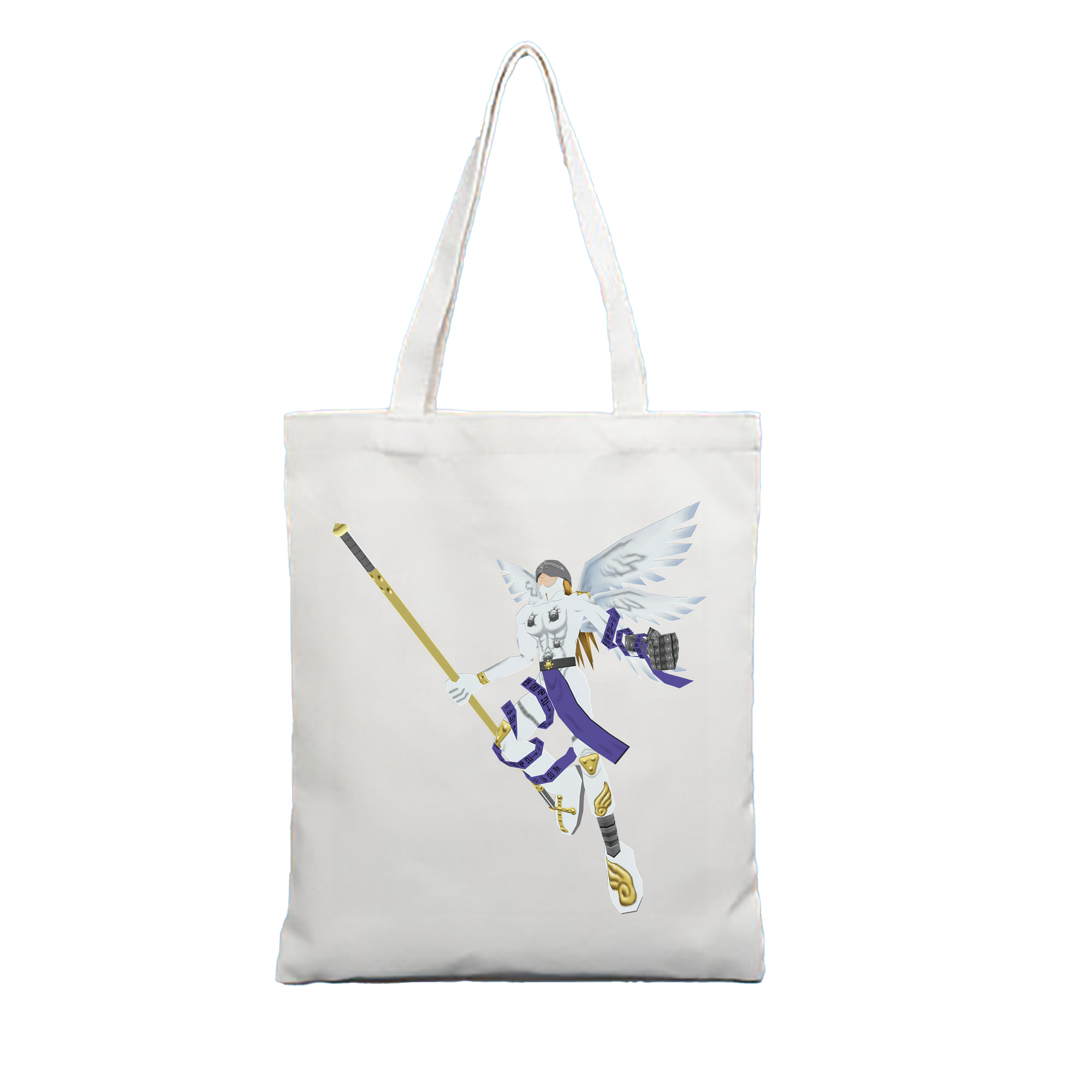 （画像用） Digimon デジタルモンスター/デジモン 縦型キャンバス生地手提げバッグ　トートバッグ