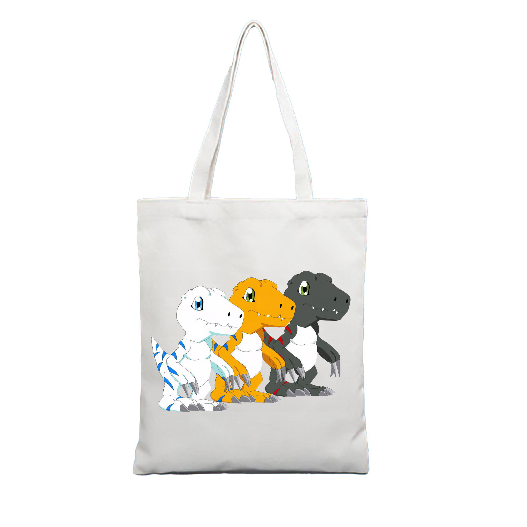 （画像用） Digimon デジタルモンスター/デジモン 縦型キャンバス生地手提げバッグ　トートバッグ