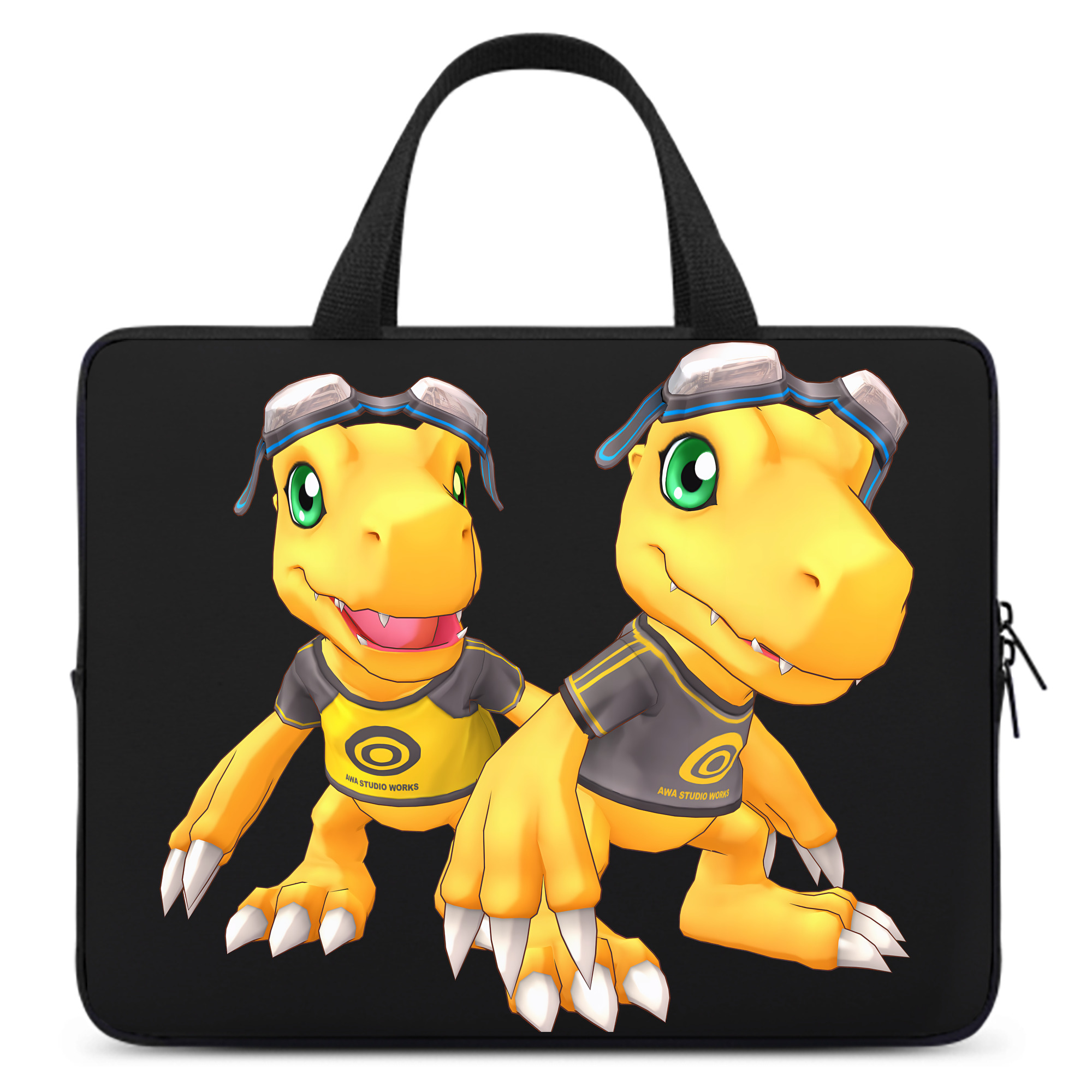 （画像用） Digimon デジタルモンスター/デジモン 手提げノートパソコンバッグ