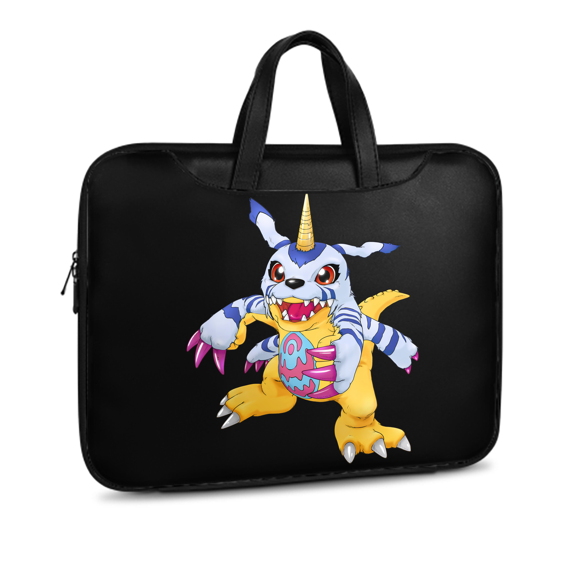 （画像用） Digimon デジタルモンスター/デジモン レザーラップトップバッグ　ノートパソコンケース