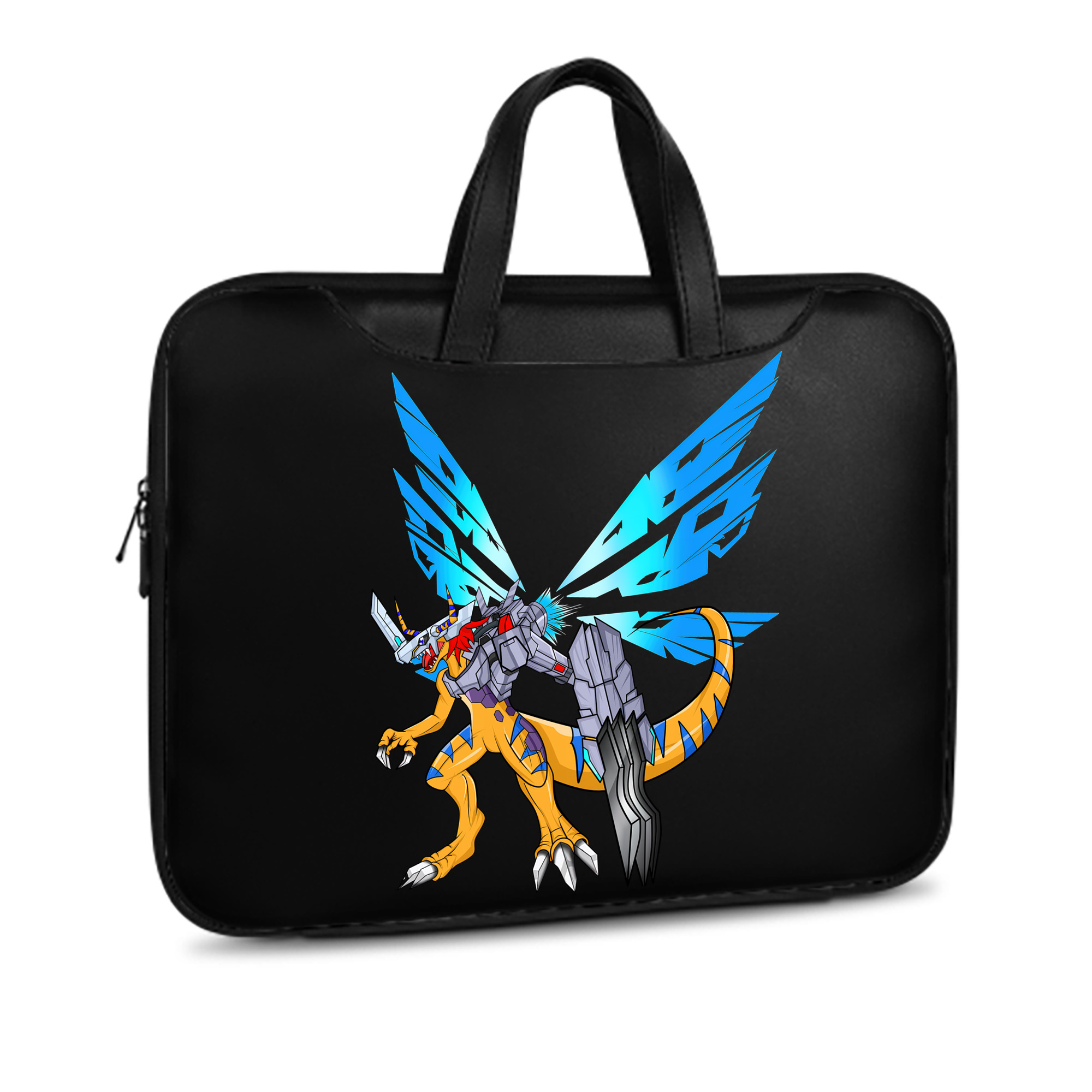 （画像用） Digimon デジタルモンスター/デジモン レザーラップトップバッグ　ノートパソコンケース