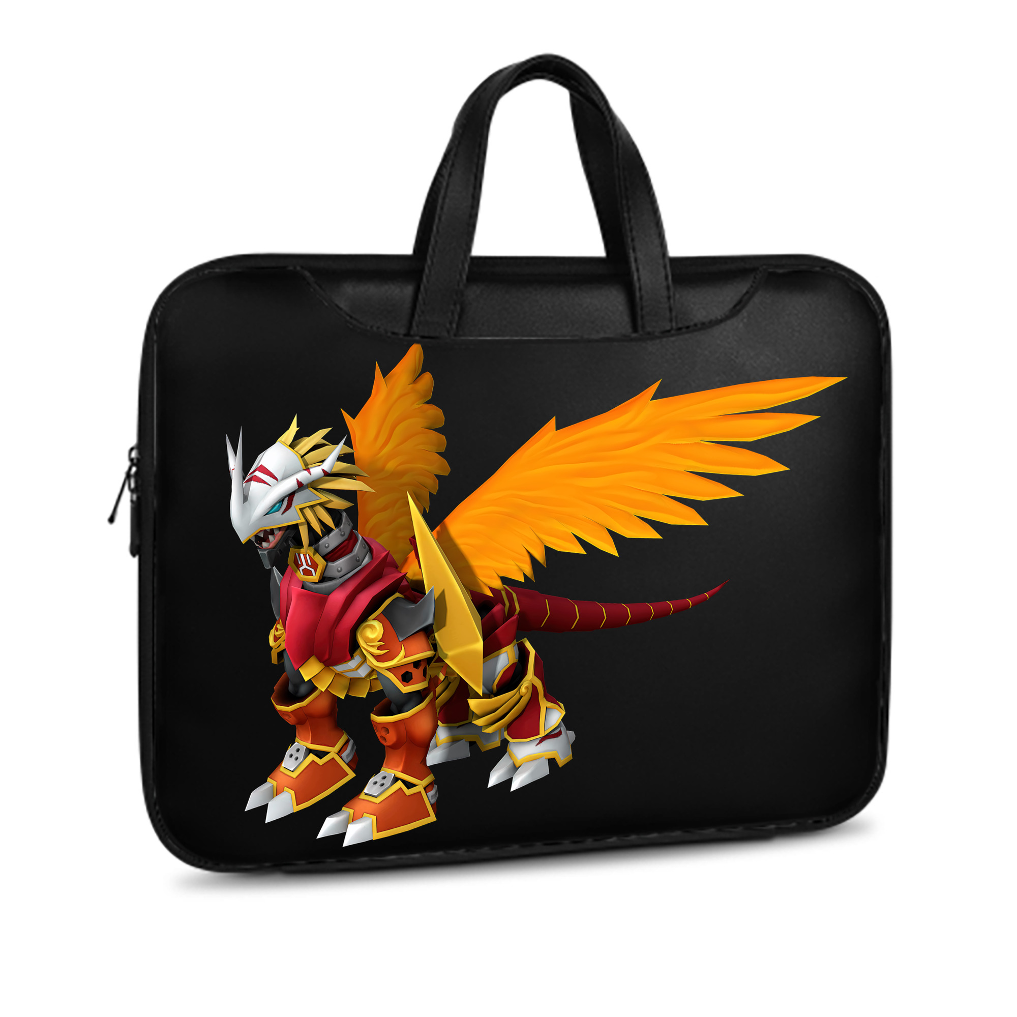 （画像用） Digimon デジタルモンスター/デジモン レザーラップトップバッグ　ノートパソコンケース