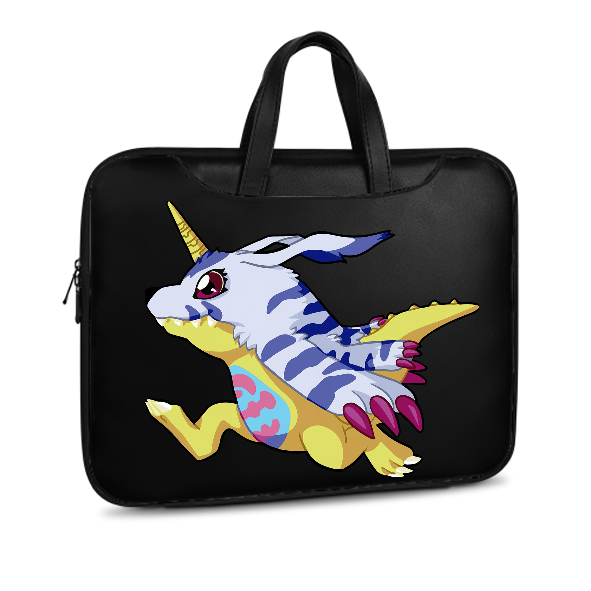 （画像用） Digimon デジタルモンスター/デジモン レザーラップトップバッグ　ノートパソコンケース