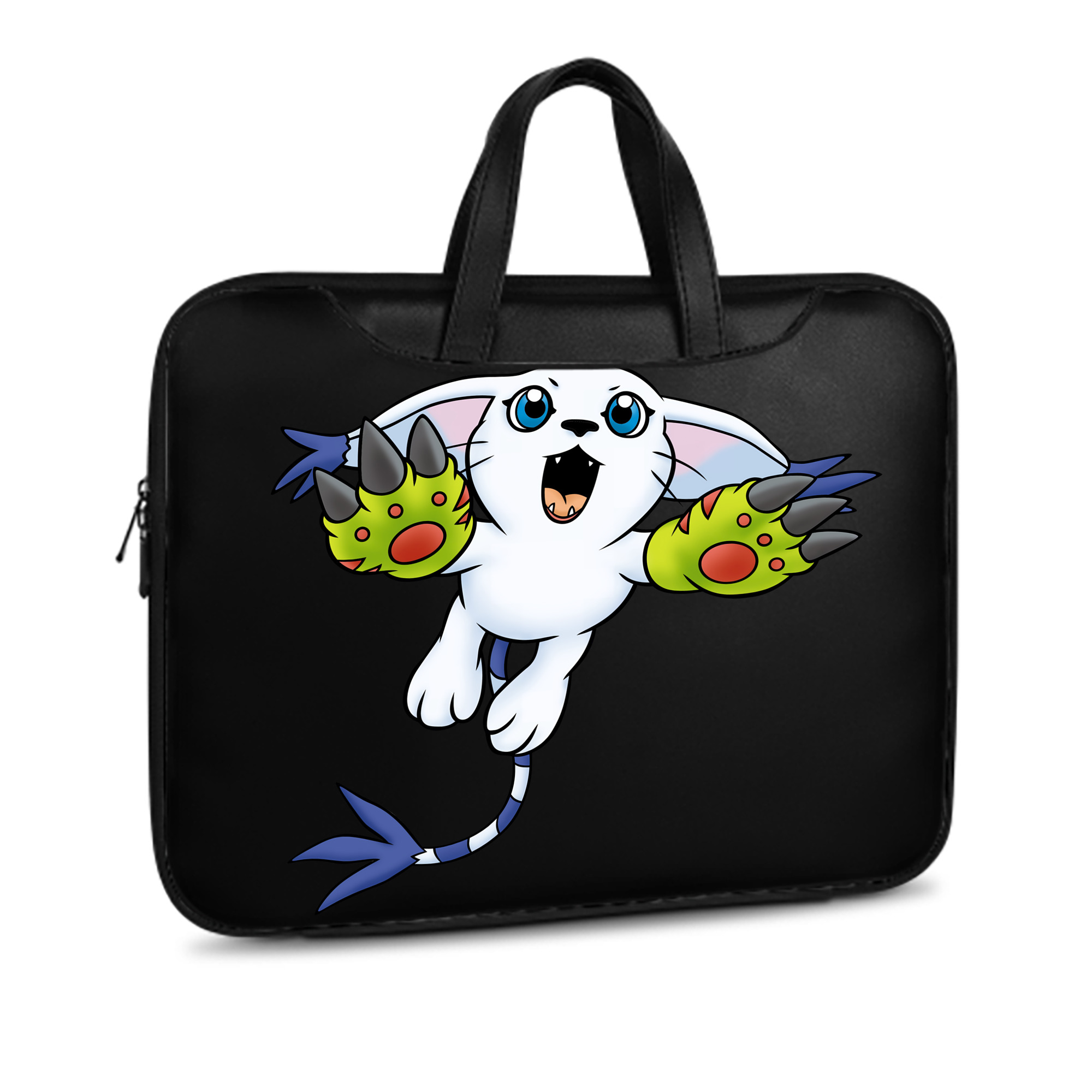 （画像用） Digimon デジタルモンスター/デジモン レザーラップトップバッグ　ノートパソコンケース