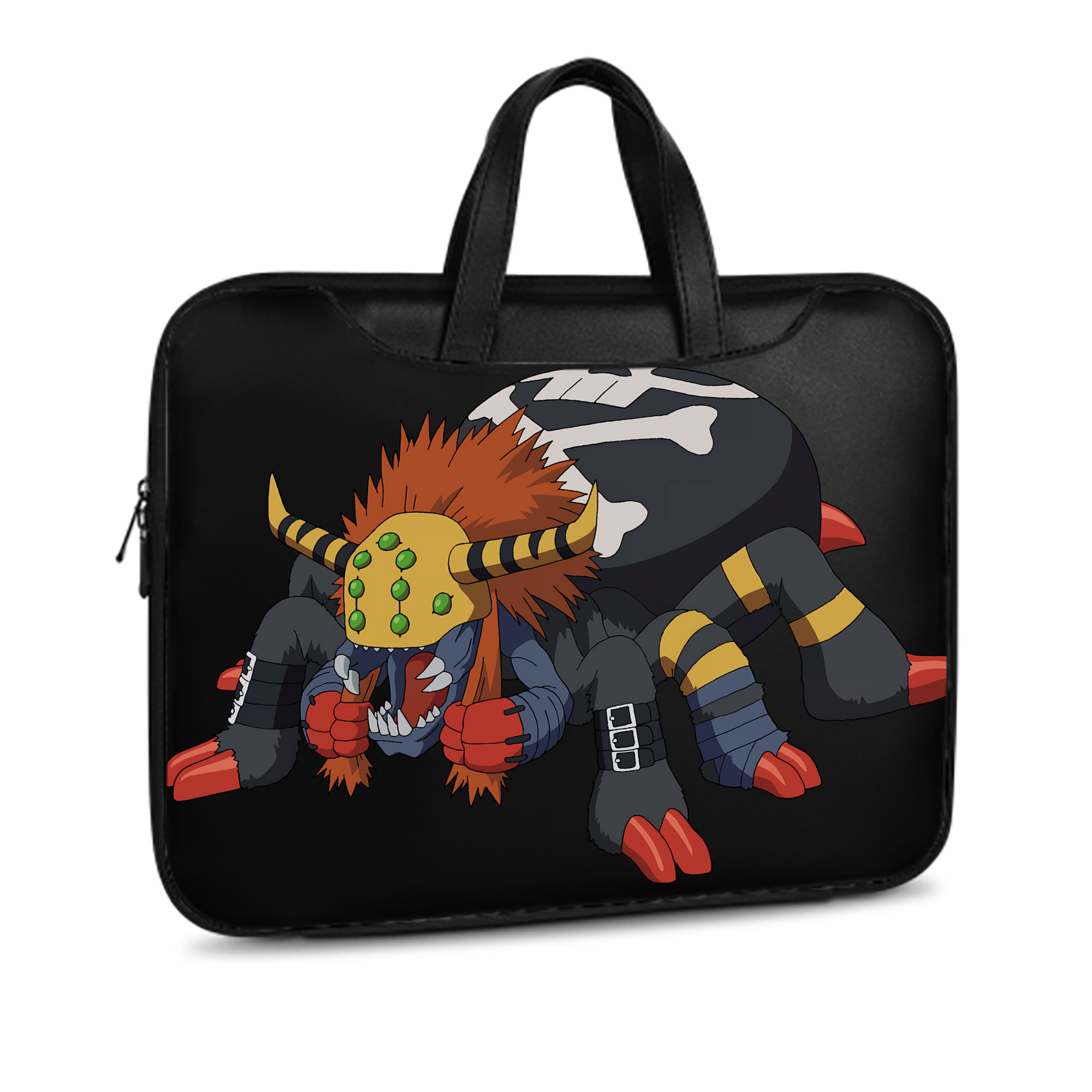 （画像用） Digimon デジタルモンスター/デジモン レザーラップトップバッグ　ノートパソコンケース