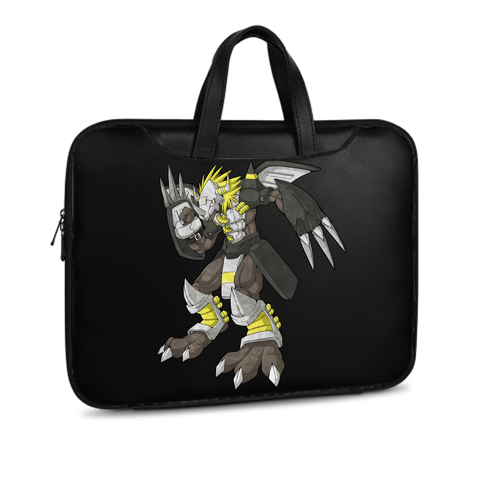 （画像用） Digimon デジタルモンスター/デジモン レザーラップトップバッグ　ノートパソコンケース