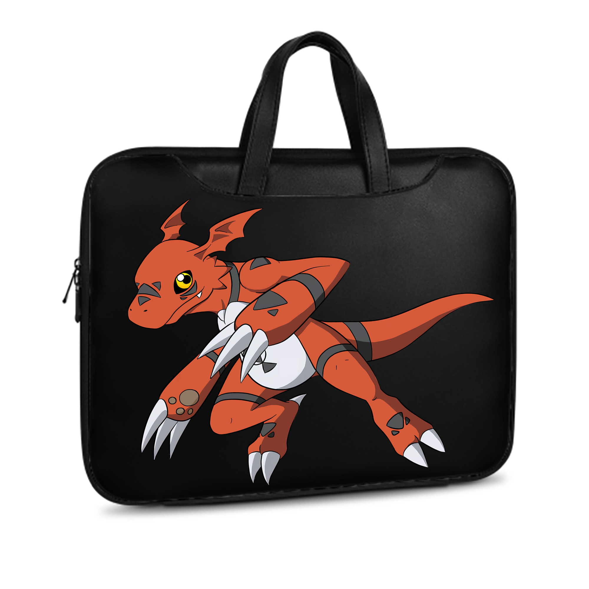 （画像用） Digimon デジタルモンスター/デジモン レザーラップトップバッグ　ノートパソコンケース