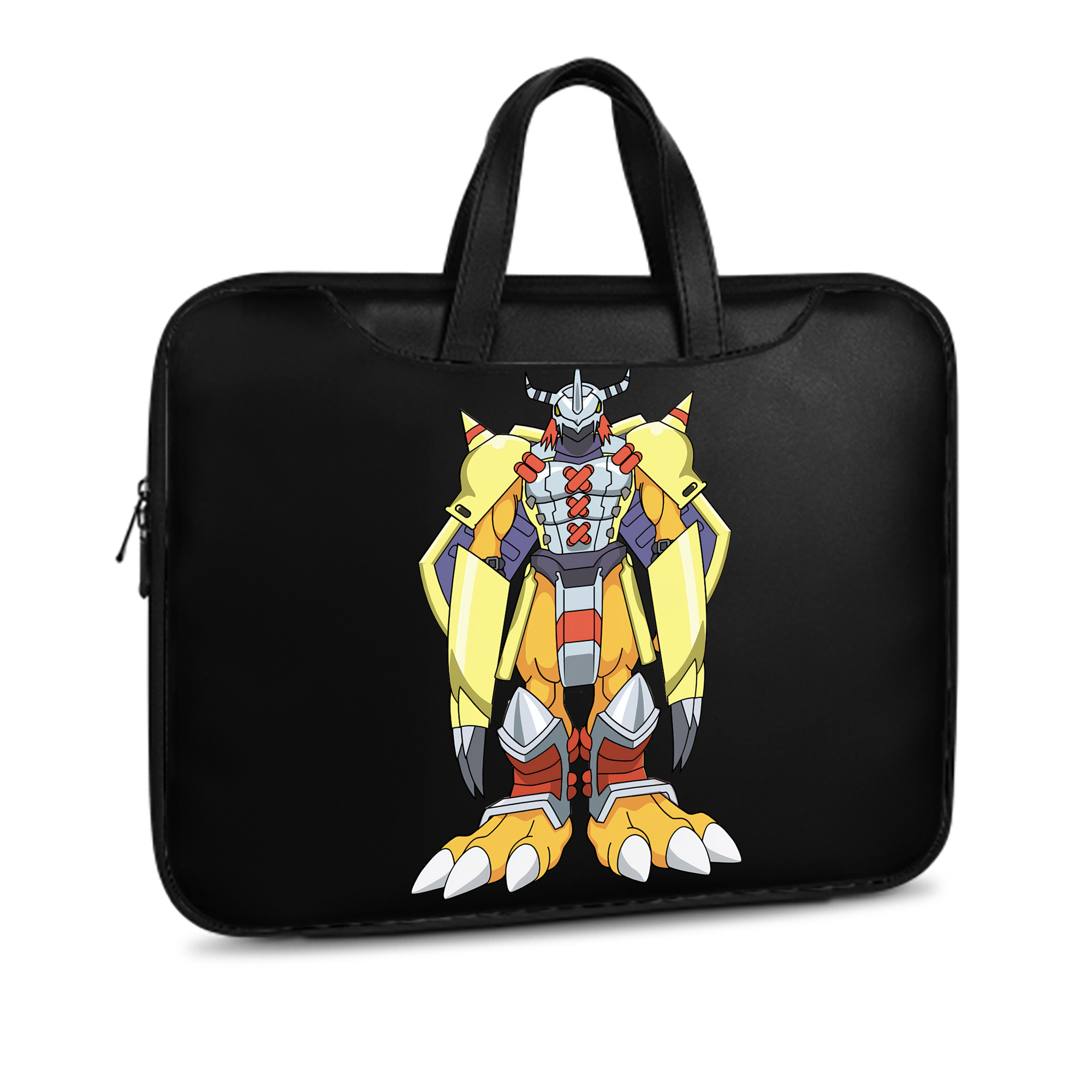 （画像用） Digimon デジタルモンスター/デジモン レザーラップトップバッグ　ノートパソコンケース
