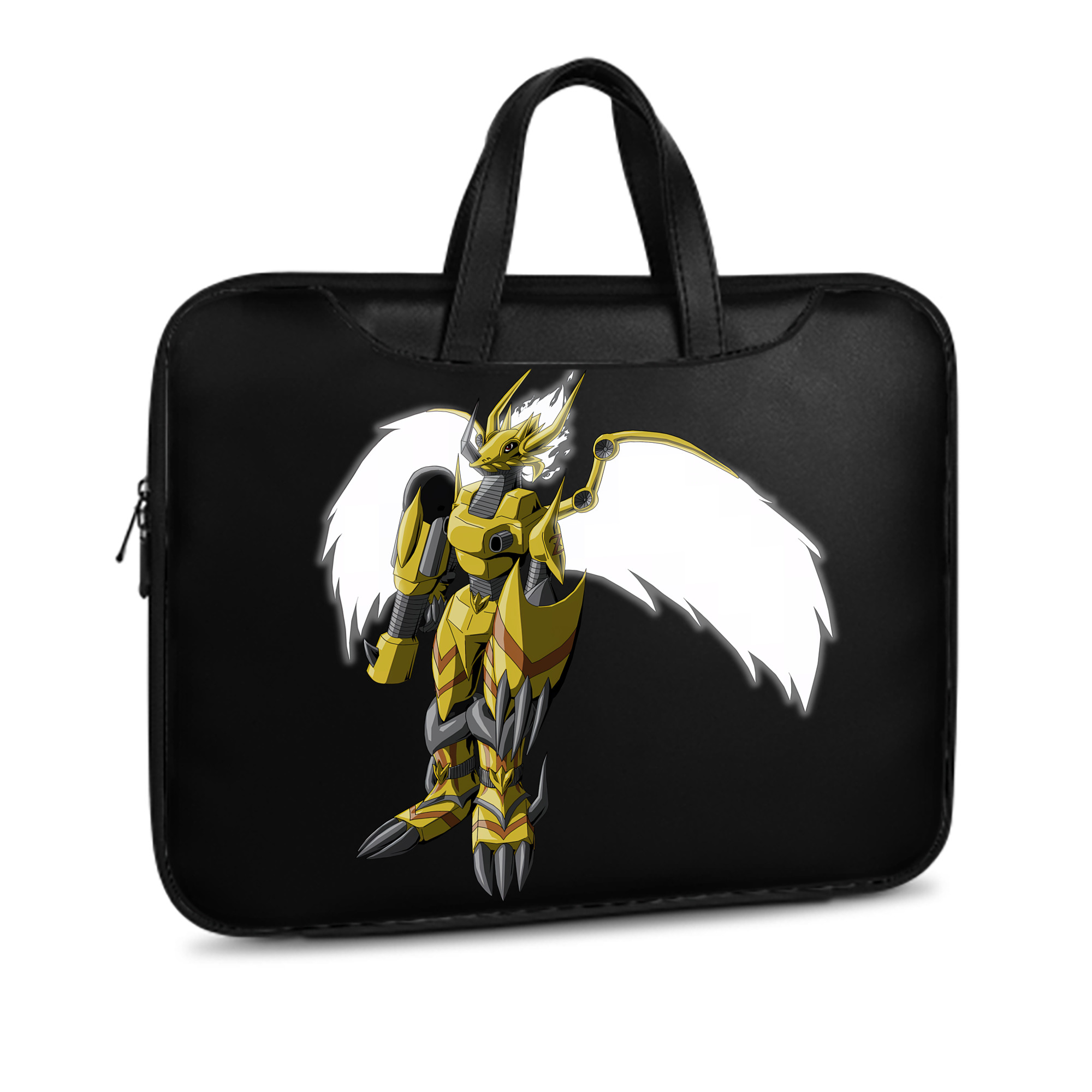 （画像用） Digimon デジタルモンスター/デジモン レザーラップトップバッグ　ノートパソコンケース