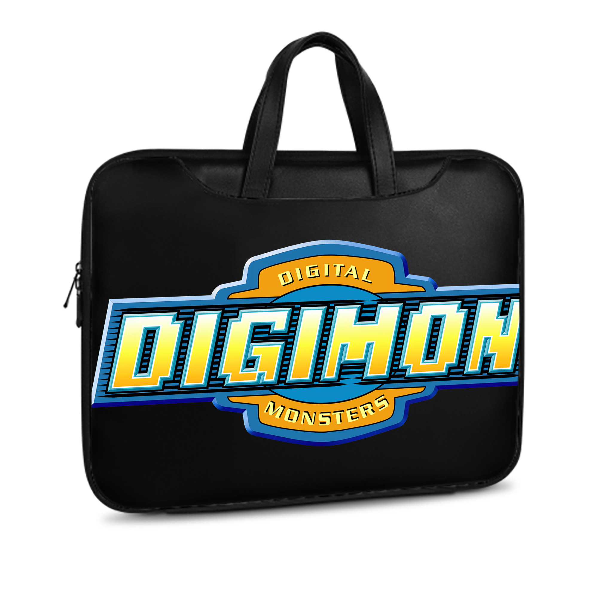 （画像用） Digimon デジタルモンスター/デジモン レザーラップトップバッグ　ノートパソコンケース