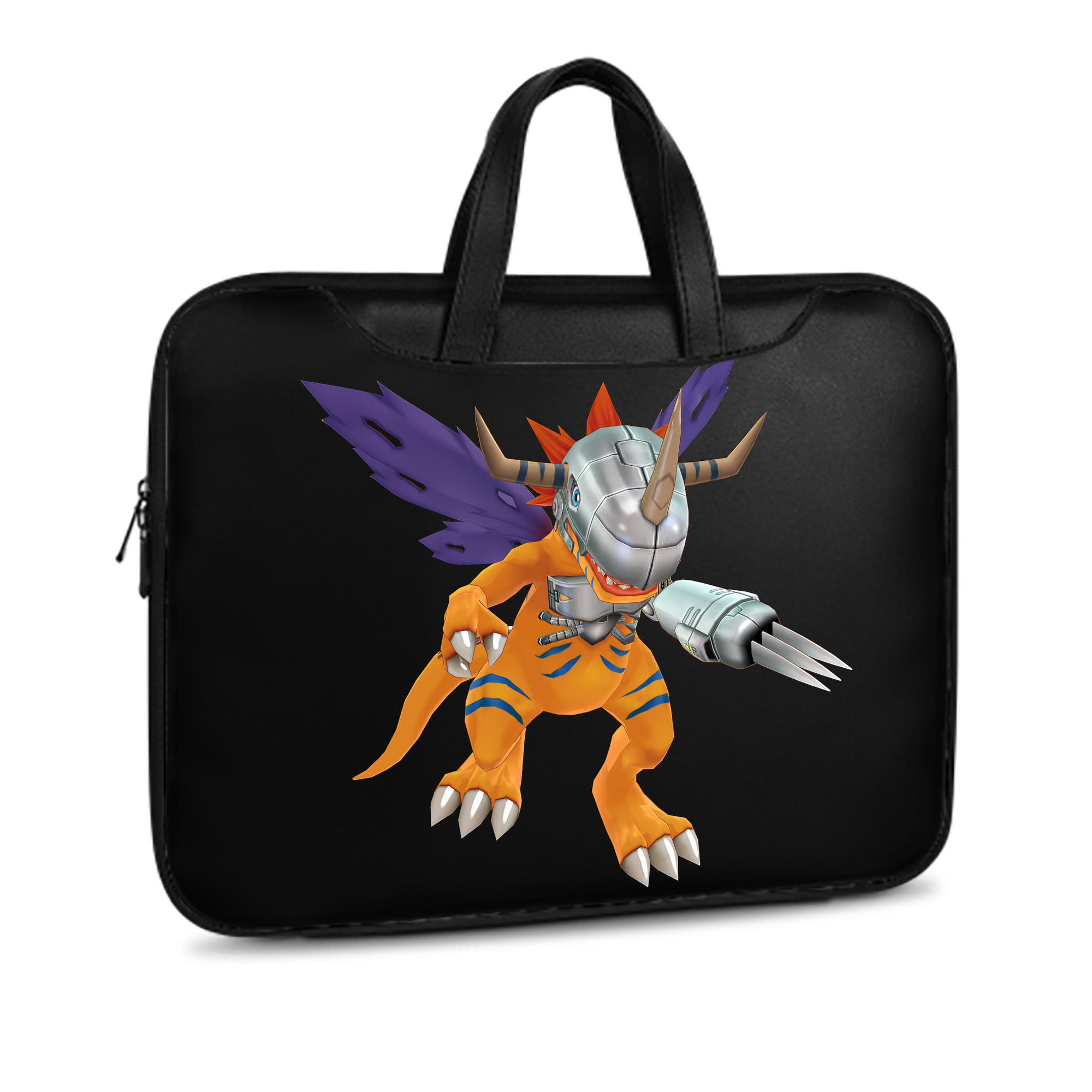 （画像用） Digimon デジタルモンスター/デジモン レザーラップトップバッグ　ノートパソコンケース