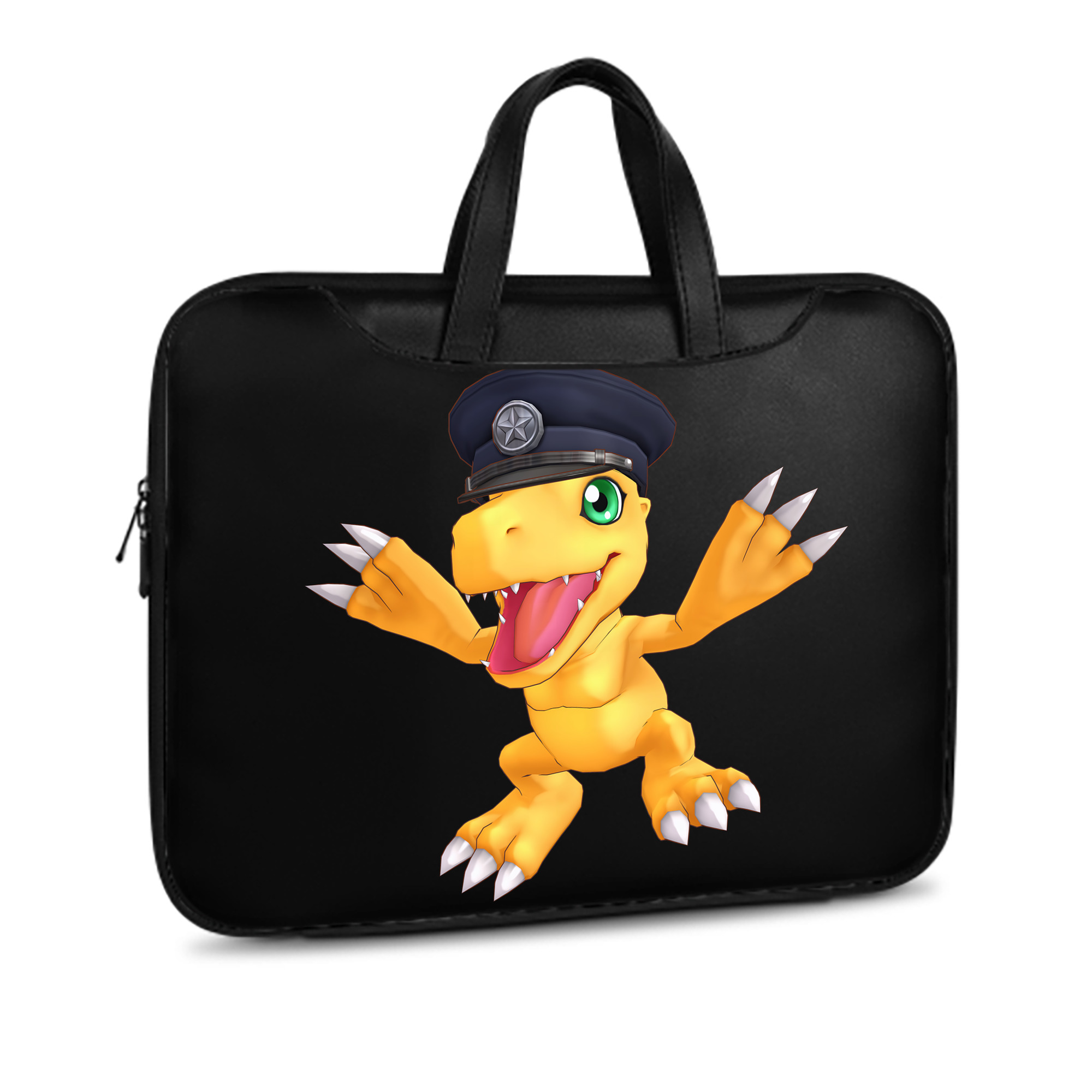 （画像用） Digimon デジタルモンスター/デジモン レザーラップトップバッグ　ノートパソコンケース